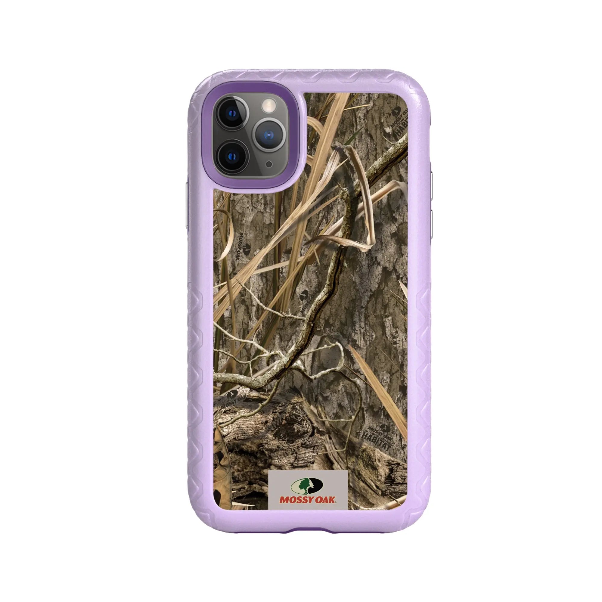 Mossy Oak Fortitude Series for Apple iPhone 11 Pro Max - Shadow Grass - Custom Case - LilacBlossomPurple - cellhelmet