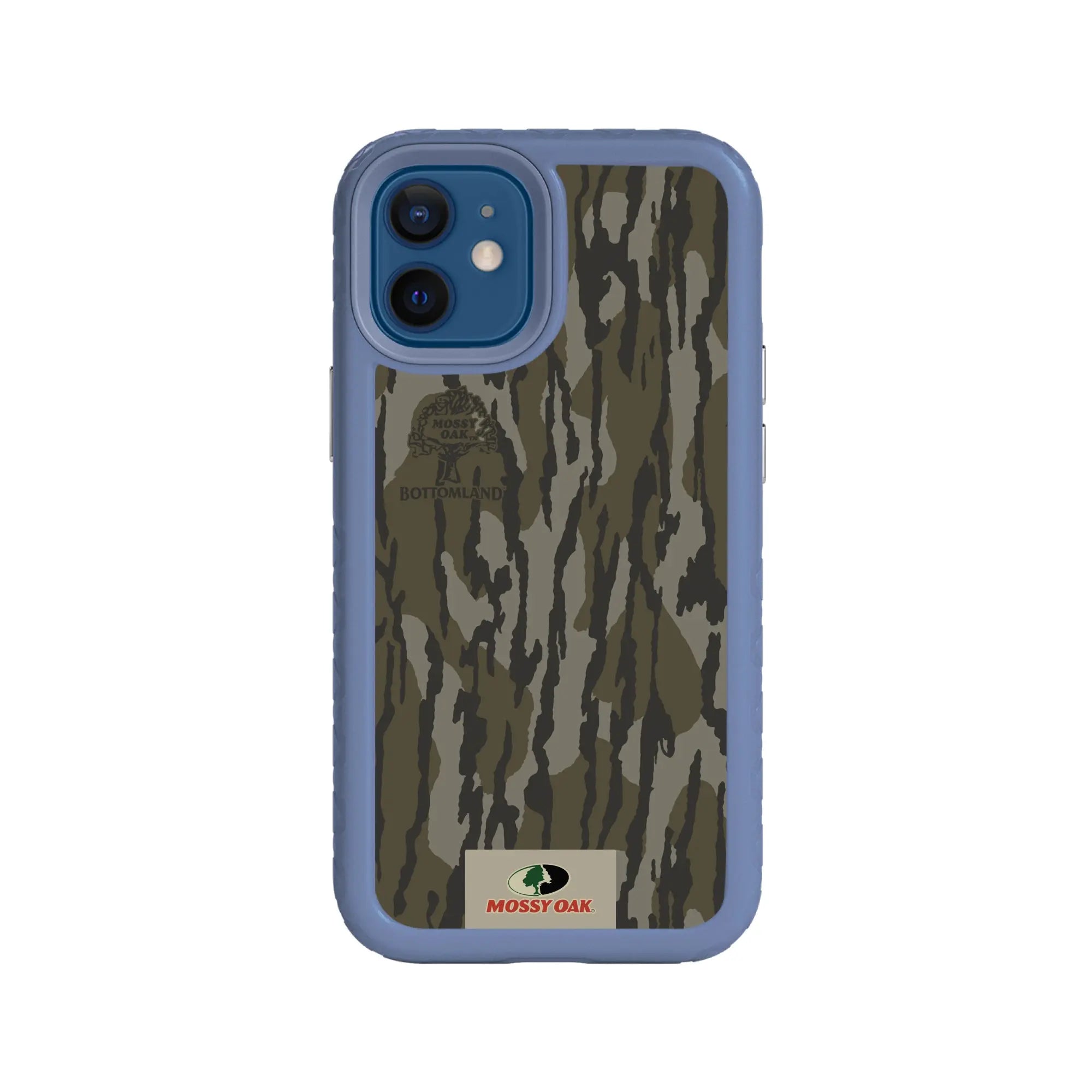 Mossy Oak Fortitude Series for Apple iPhone 12 Mini - Bottomland Orig - Custom Case - SlateBlue - cellhelmet