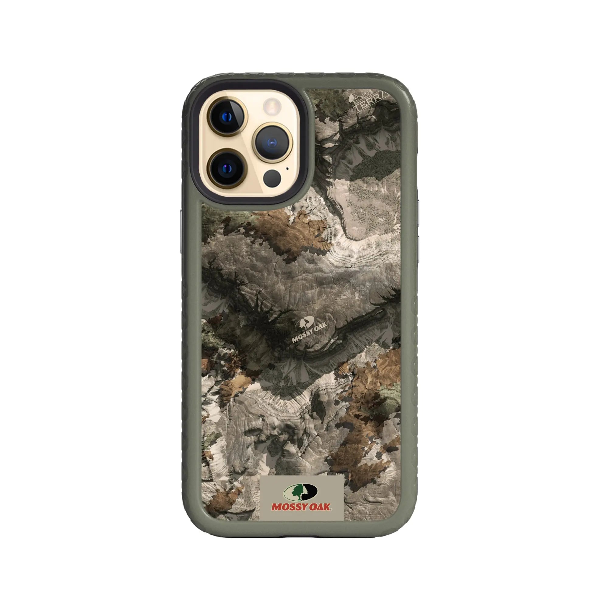 Mossy Oak Fortitude Series for Apple iPhone 12 Pro Max - Terra Gila - Custom Case - OliveDrabGreen - cellhelmet