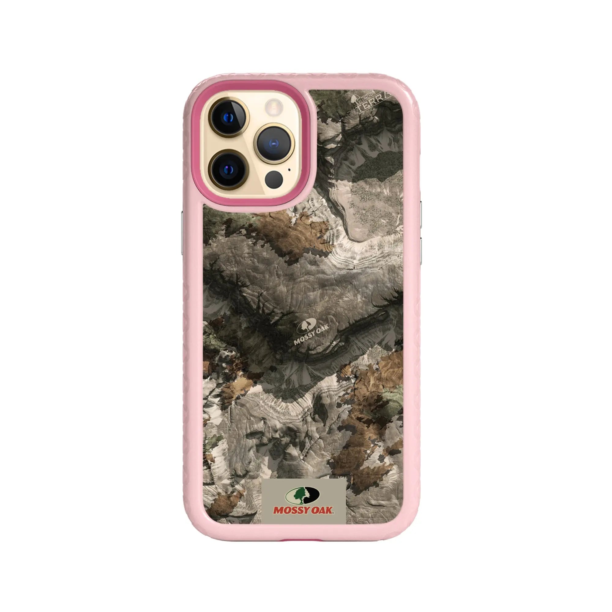 Mossy Oak Fortitude Series for Apple iPhone 12 Pro Max - Terra Gila - Custom Case - PinkMagnolia - cellhelmet