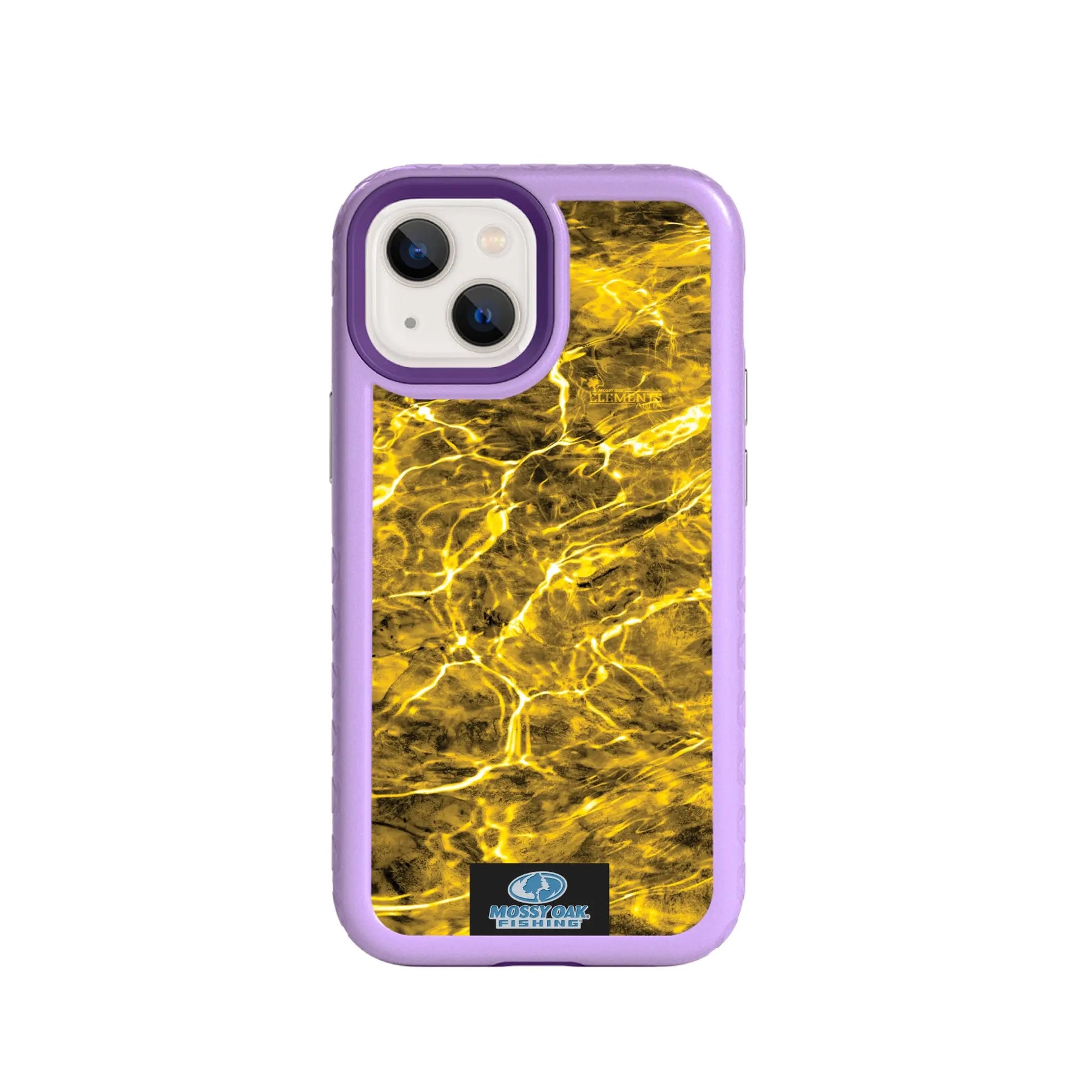 Mossy Oak Fortitude Series for Apple iPhone 13 MIni - Agua Yellowfin - Custom Case - LilacBlossomPurple - cellhelmet