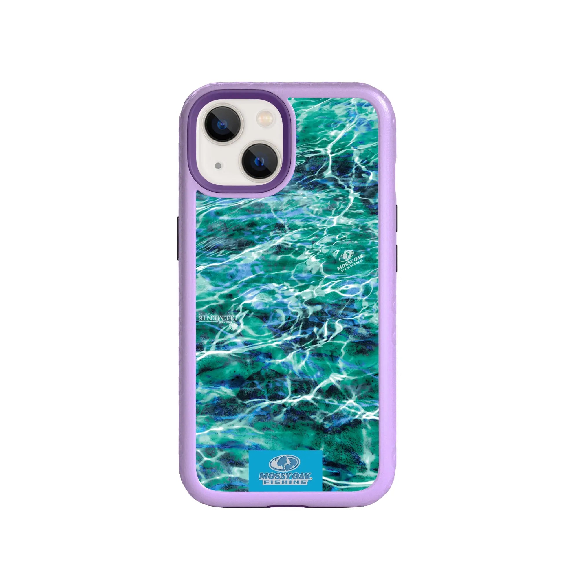 Mossy Oak Fortitude Series for Apple iPhone 14 - Agua Seafoam - Custom Case - LilacBlossomPurple - cellhelmet