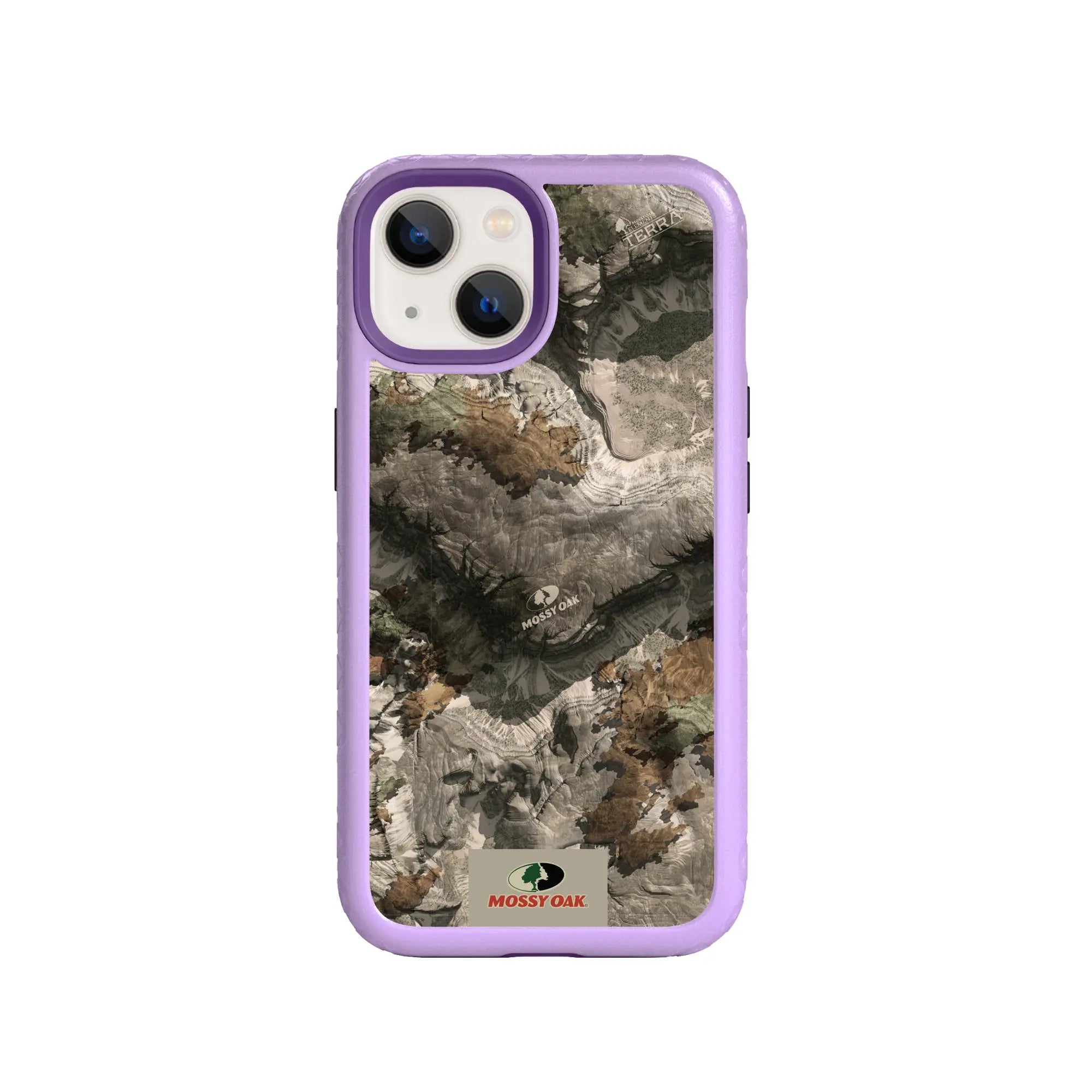 Mossy Oak Fortitude Series for Apple iPhone 14 - Terra Gila - Custom Case - LilacBlossomPurple - cellhelmet