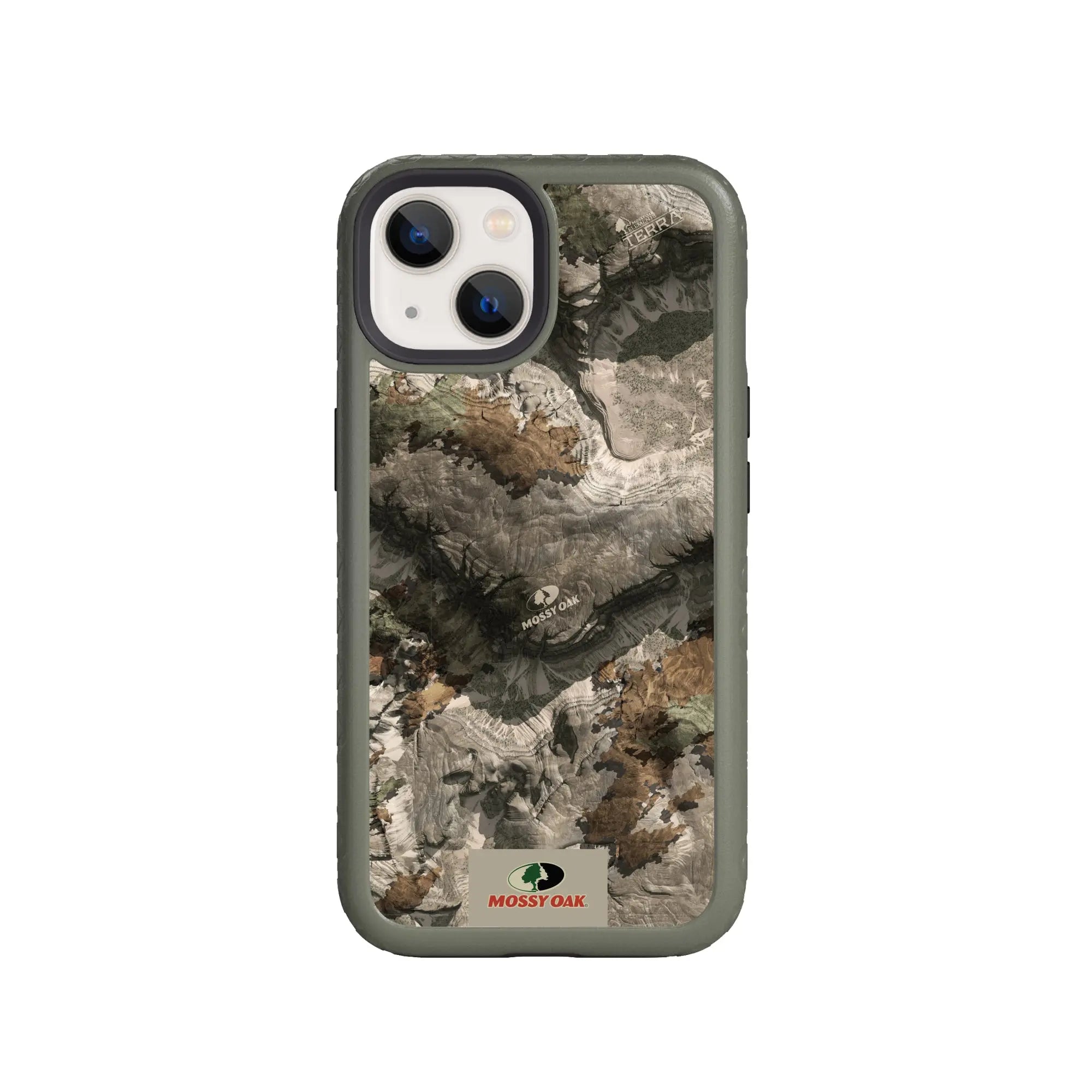 Mossy Oak Fortitude Series for Apple iPhone 14 - Terra Gila - Custom Case - OliveDrabGreen - cellhelmet