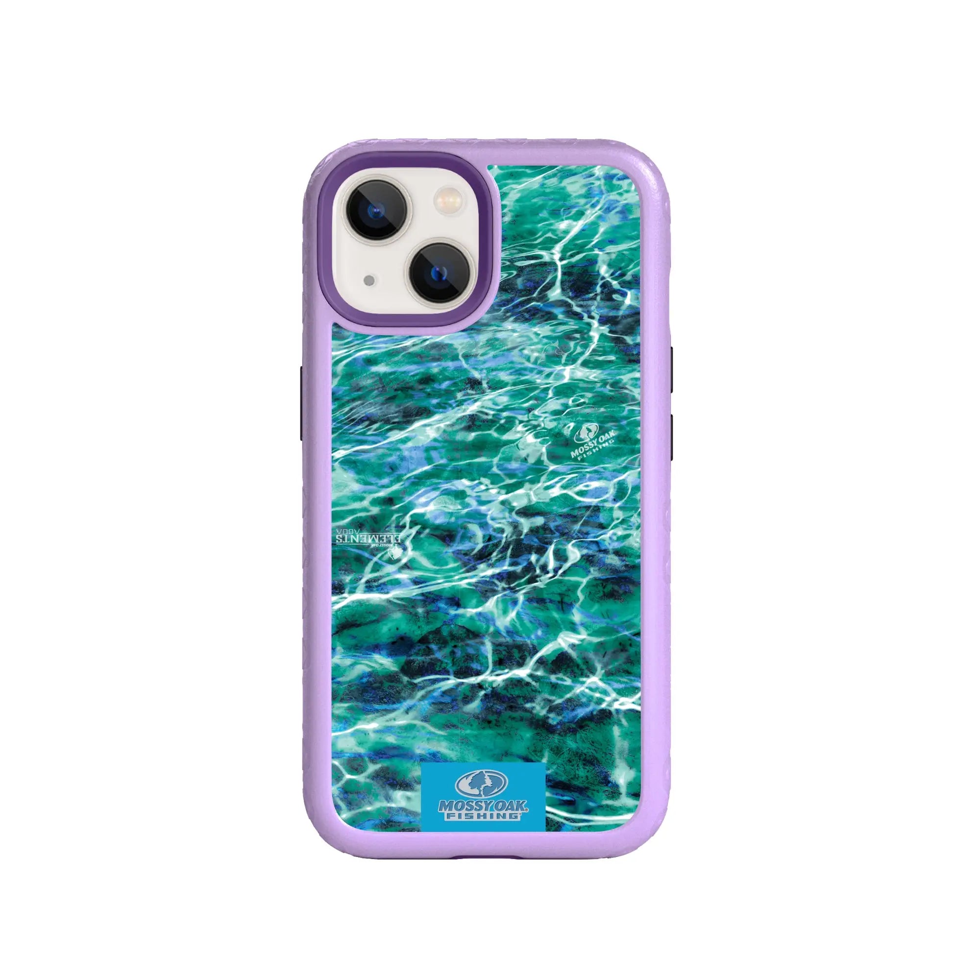 Mossy Oak Fortitude Series for Apple iPhone 14 Plus  - Agua Seafoam - Custom Case - LilacBlossomPurple - cellhelmet