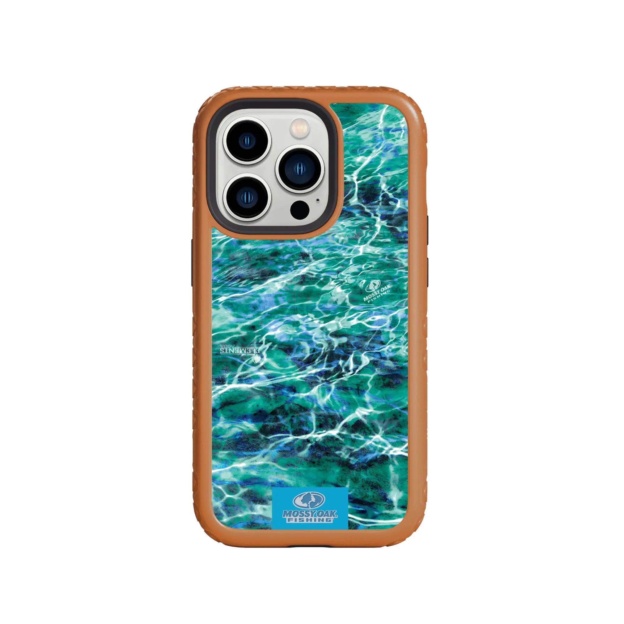 Mossy Oak Fortitude Series for Apple iPhone 14 Pro - Agua Seafoam - Custom Case - PumpkinSpice - cellhelmet