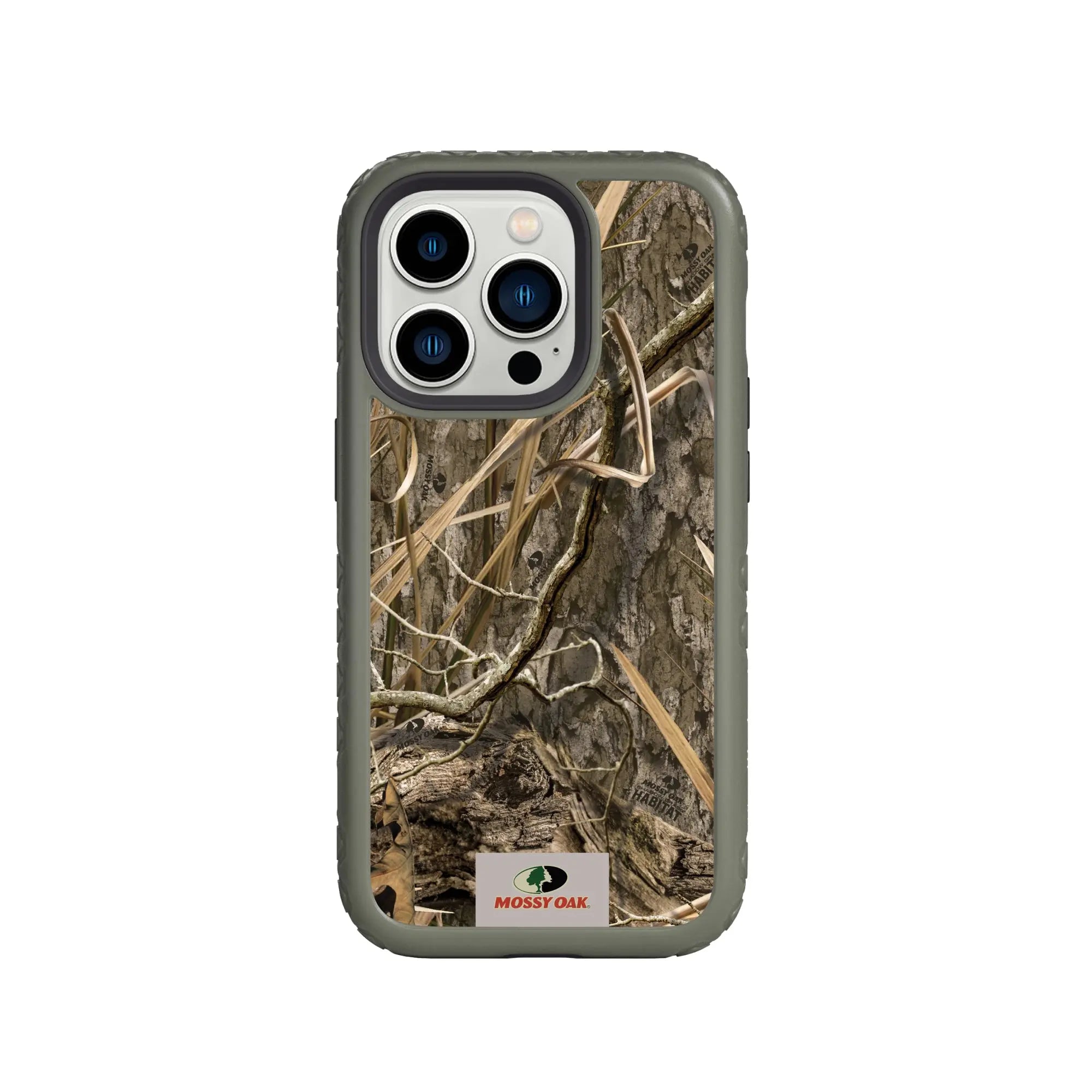 Mossy Oak Fortitude Series for Apple iPhone 14 Pro Max - Shadow Grass - Custom Case - OliveDrabGreen - cellhelmet