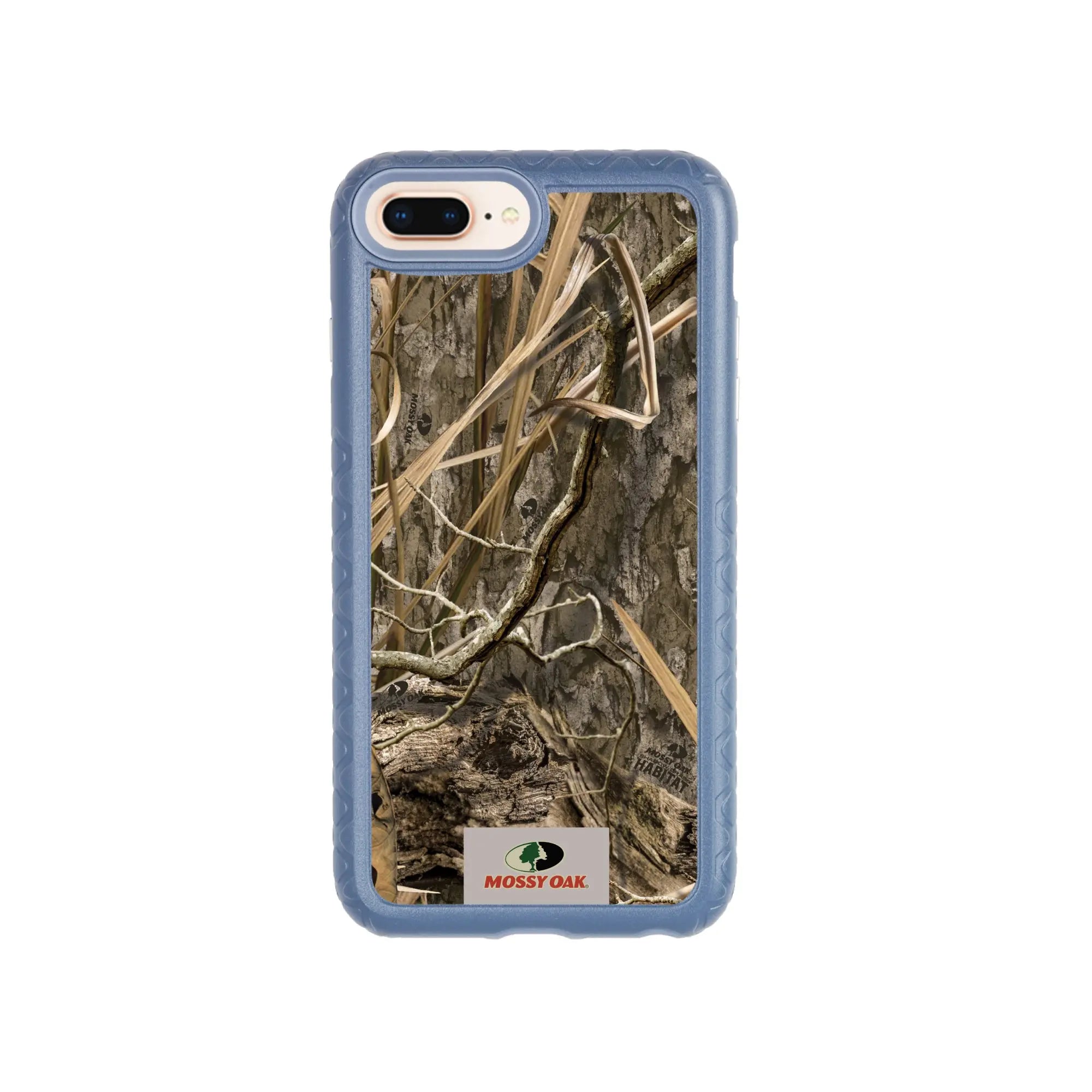Mossy Oak Fortitude Series for Apple iPhone 6/7/8 Plus - Shadow Grass - Custom Case - SlateBlue - cellhelmet