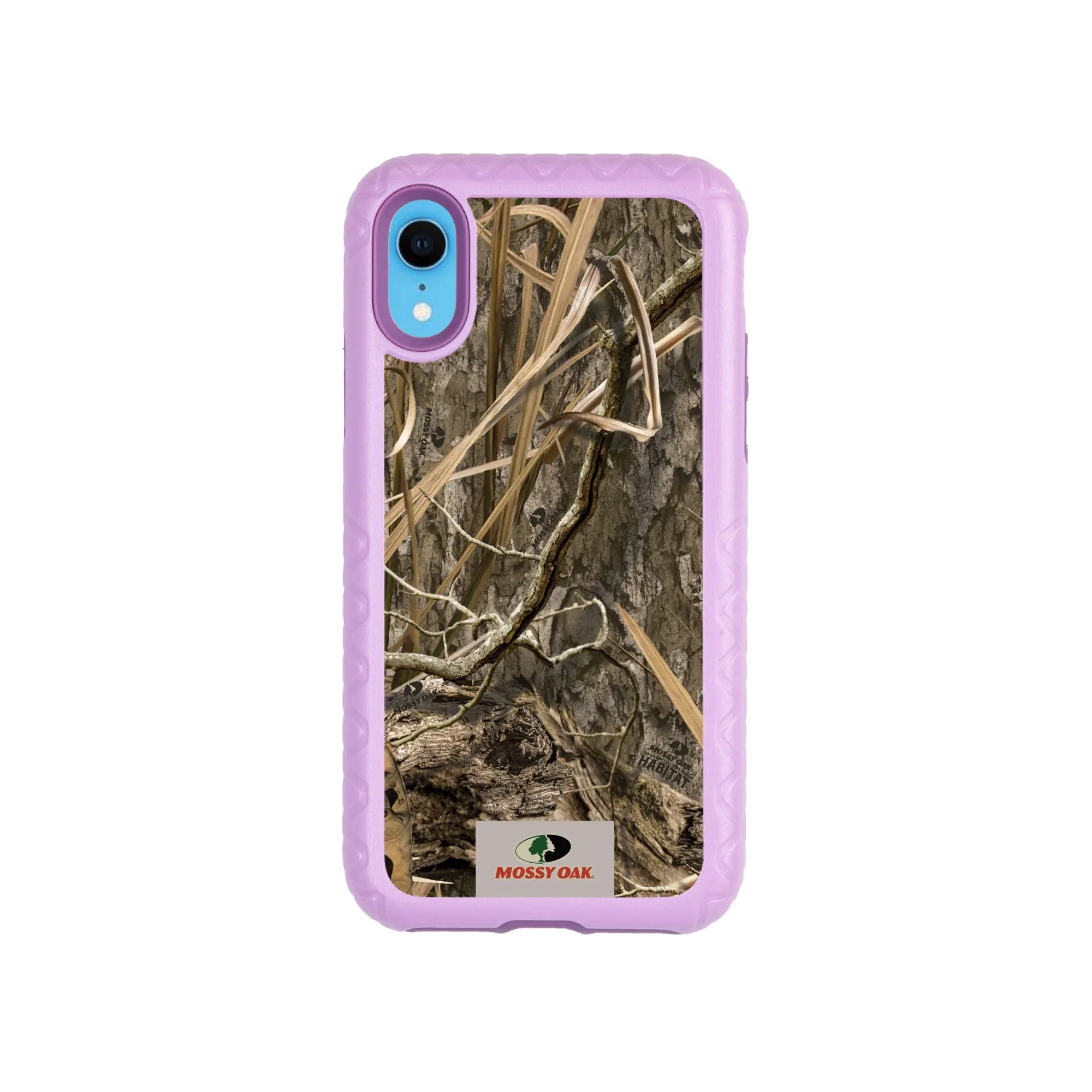 Mossy Oak Fortitude Series for Apple iPhone XR - Shadow Grass - Custom Case - LilacBlossomPurple - cellhelmet