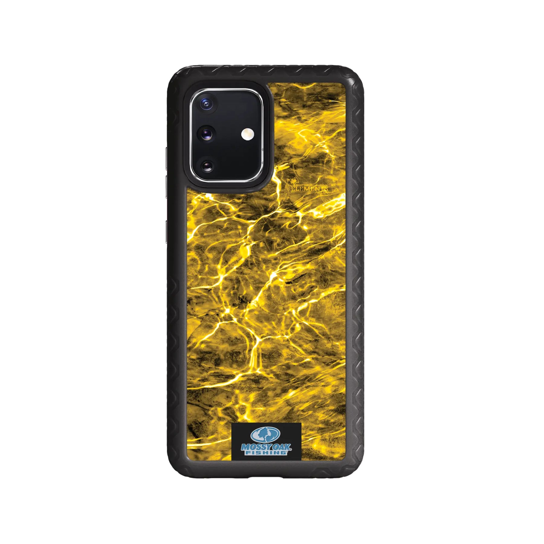 Mossy Oak Fortitude Series for Samsung Galaxy S20 Plus - Agua Yellowfin - Custom Case - OnyxBlack - cellhelmet