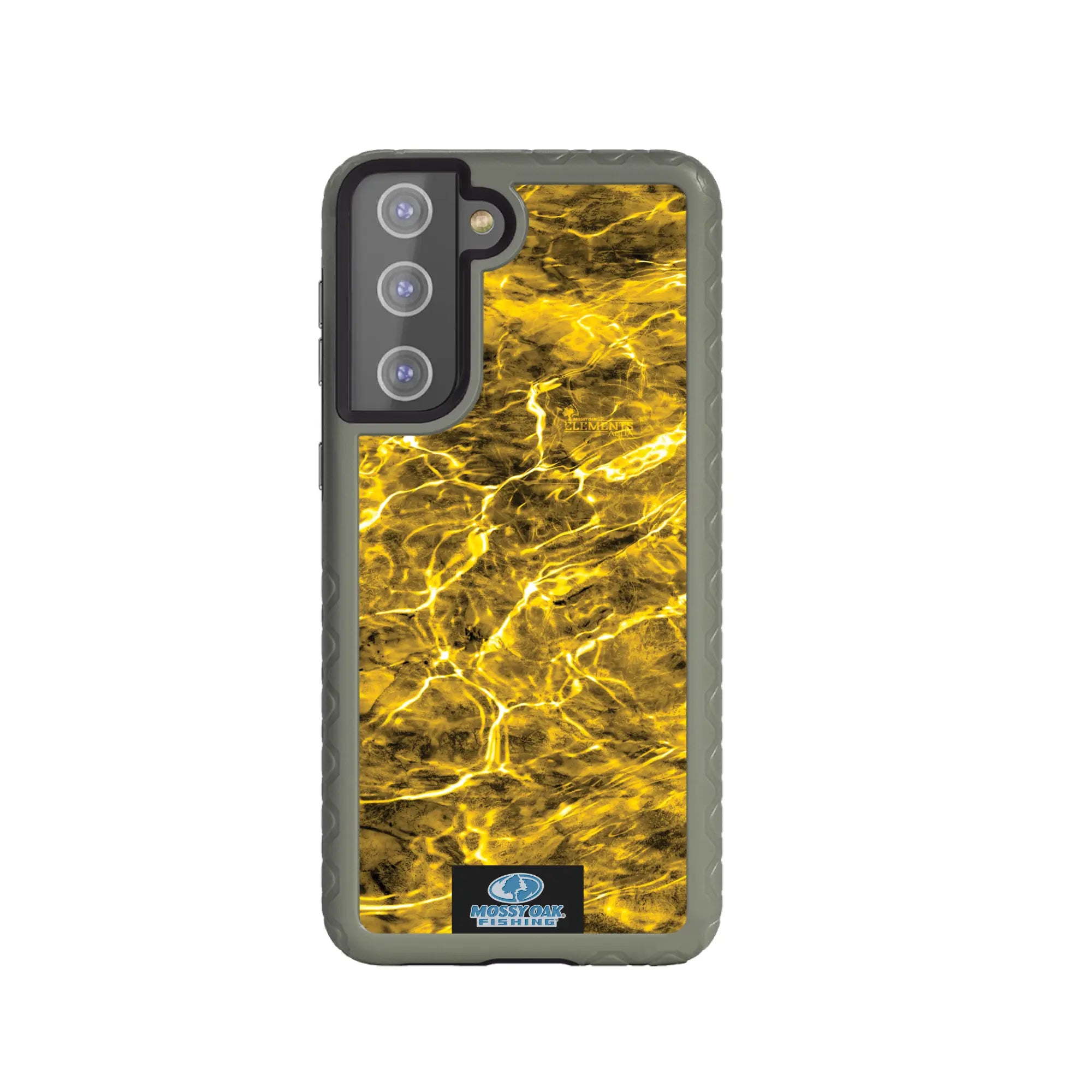 Mossy Oak Fortitude Series for Samsung Galaxy S21+ 5G - Agua Yellowfin - Custom Case - OliveDrabGreen - cellhelmet