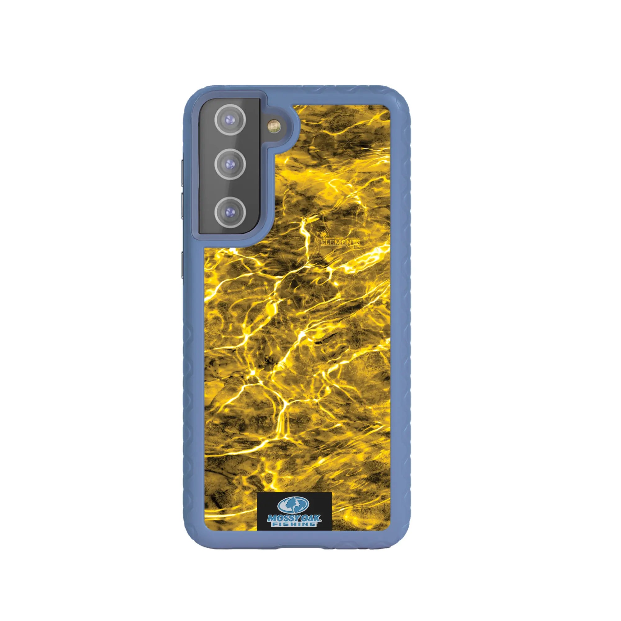 Mossy Oak Fortitude Series for Samsung Galaxy S21+ 5G - Agua Yellowfin - Custom Case - SlateBlue - cellhelmet