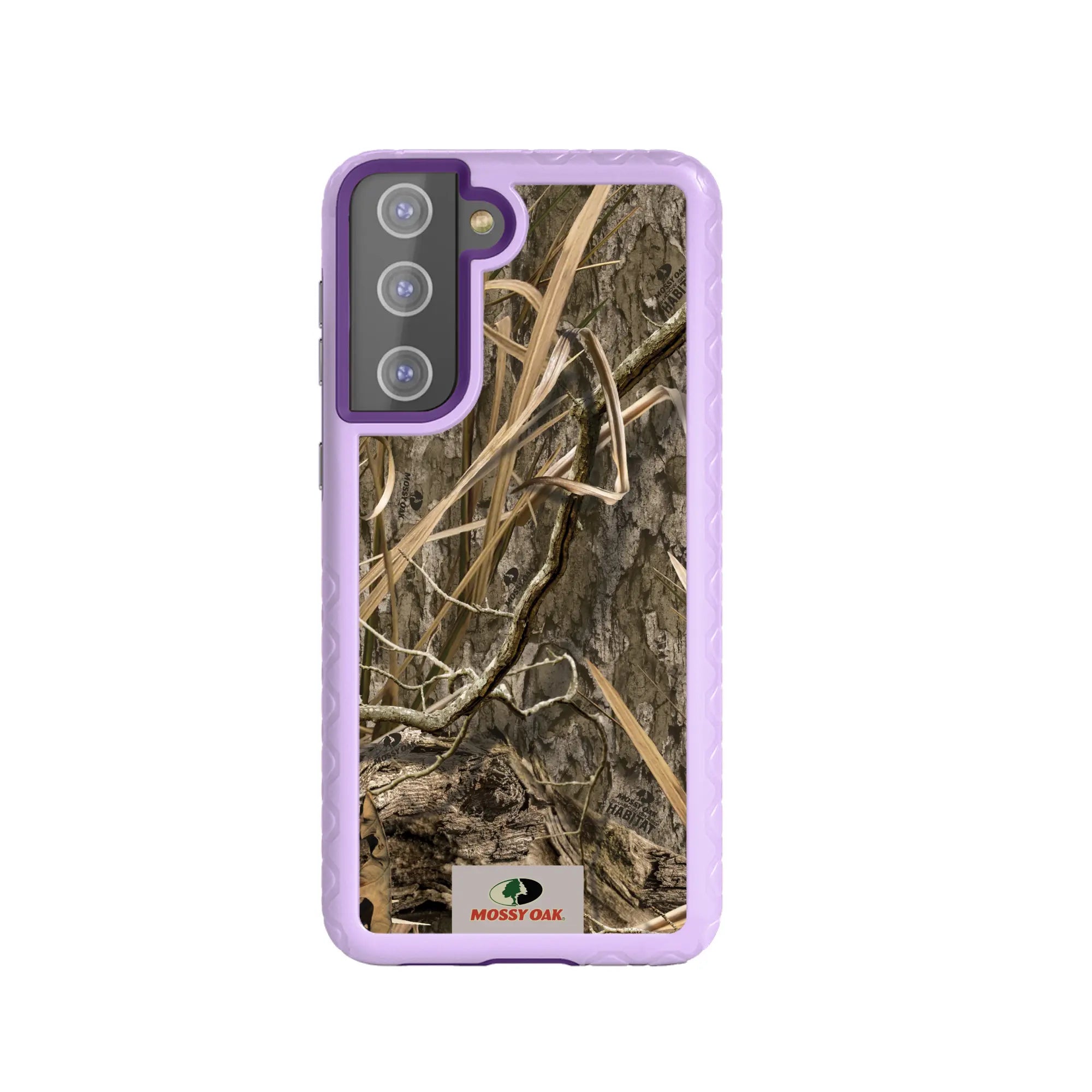 Mossy Oak Fortitude Series for Samsung Galaxy S21+ 5G - Shadow Grass - Custom Case - LilacBlossomPurple - cellhelmet