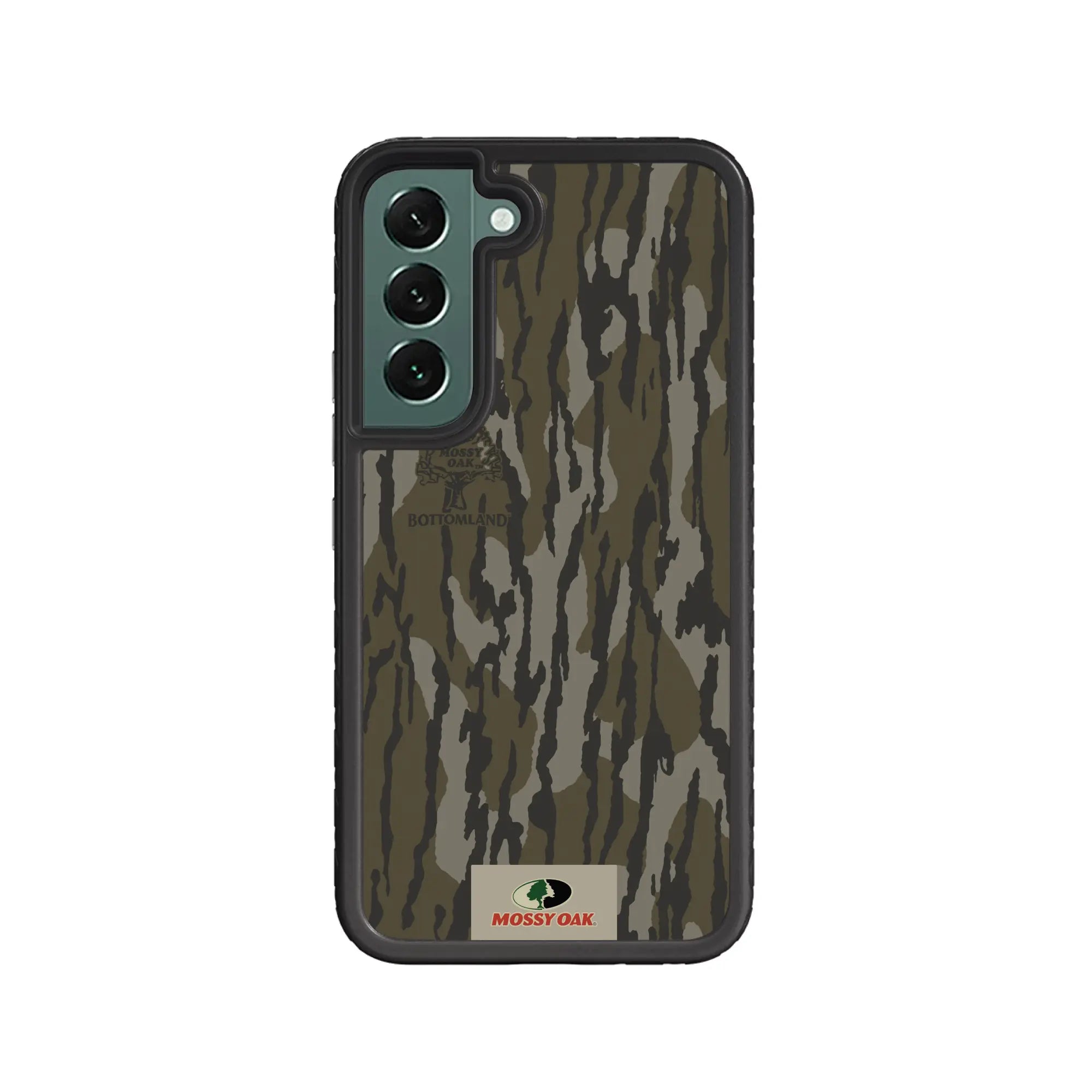 Mossy Oak Fortitude Series for Samsung Galaxy S22 PLUS 5G - Bottomland Orig - Custom Case - OnyxBlack - cellhelmet