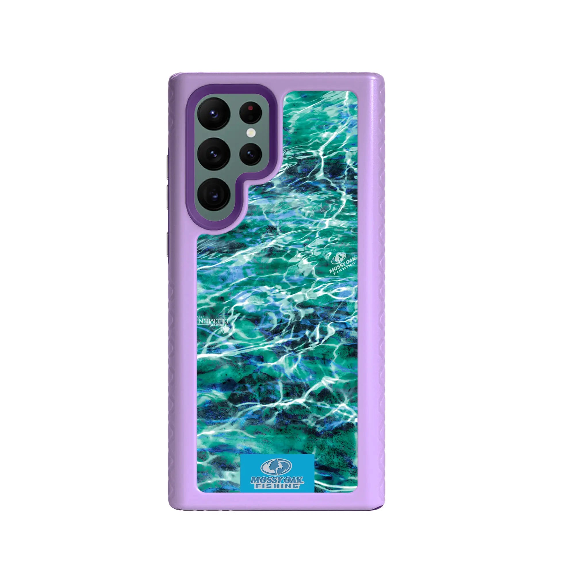 Mossy Oak Fortitude Series for Samsung Galaxy S22 ULTRA 5G - Agua Seafoam - Custom Case - LilacBlossomPurple - cellhelmet