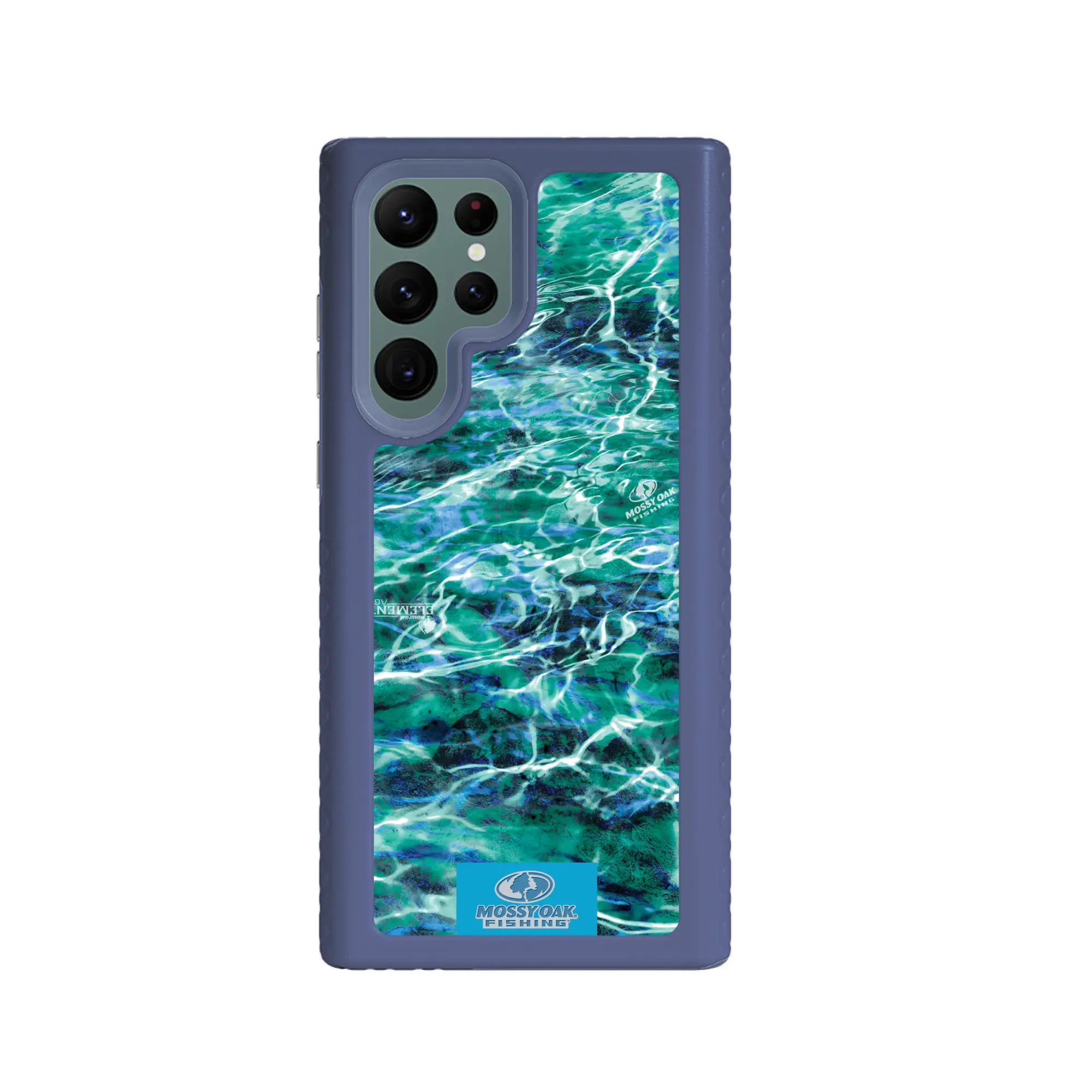 Mossy Oak Fortitude Series for Samsung Galaxy S22 ULTRA 5G - Agua Seafoam - Custom Case - SlateBlue - cellhelmet