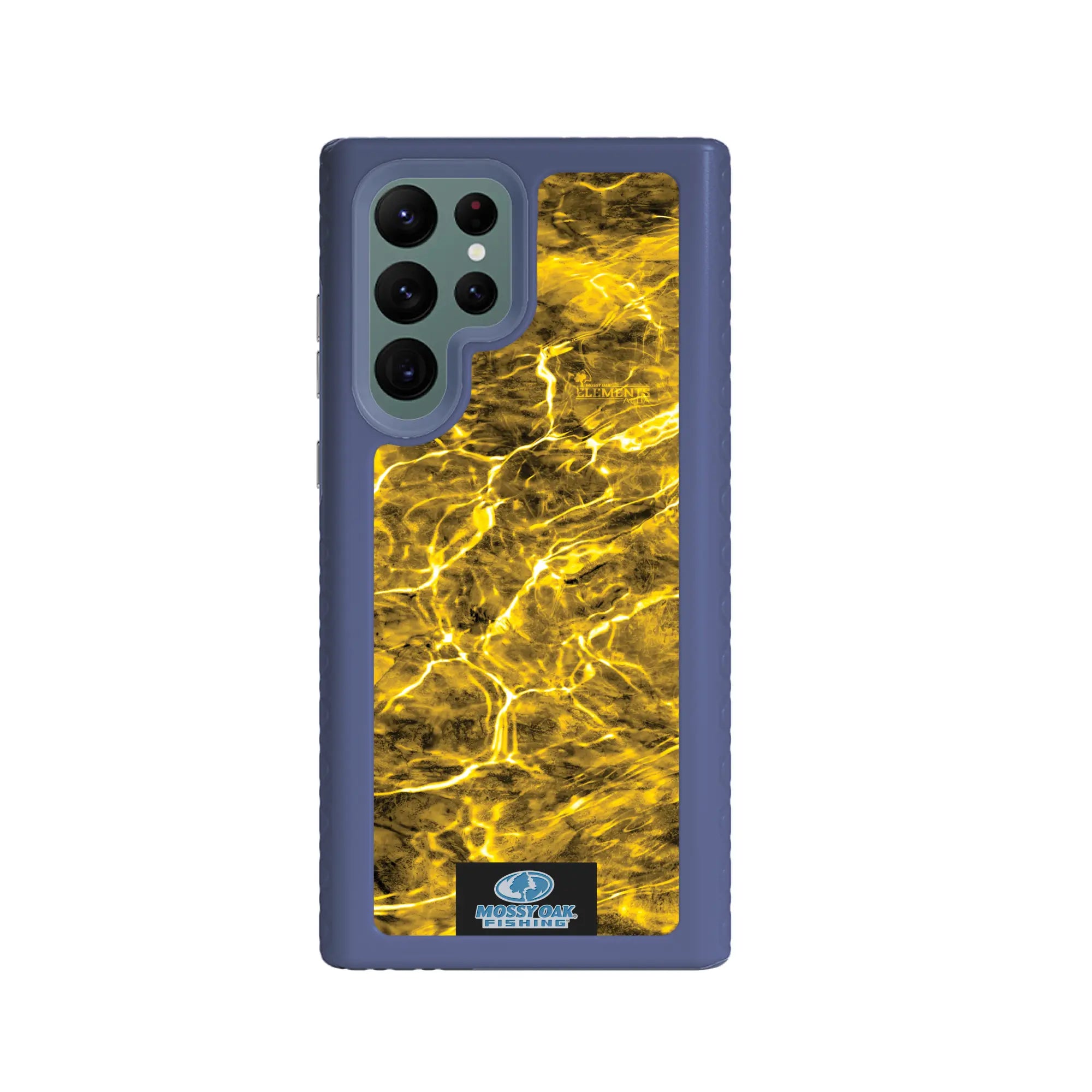 Mossy Oak Fortitude Series for Samsung Galaxy S22 ULTRA 5G - Agua Yellowfin - Custom Case - SlateBlue - cellhelmet