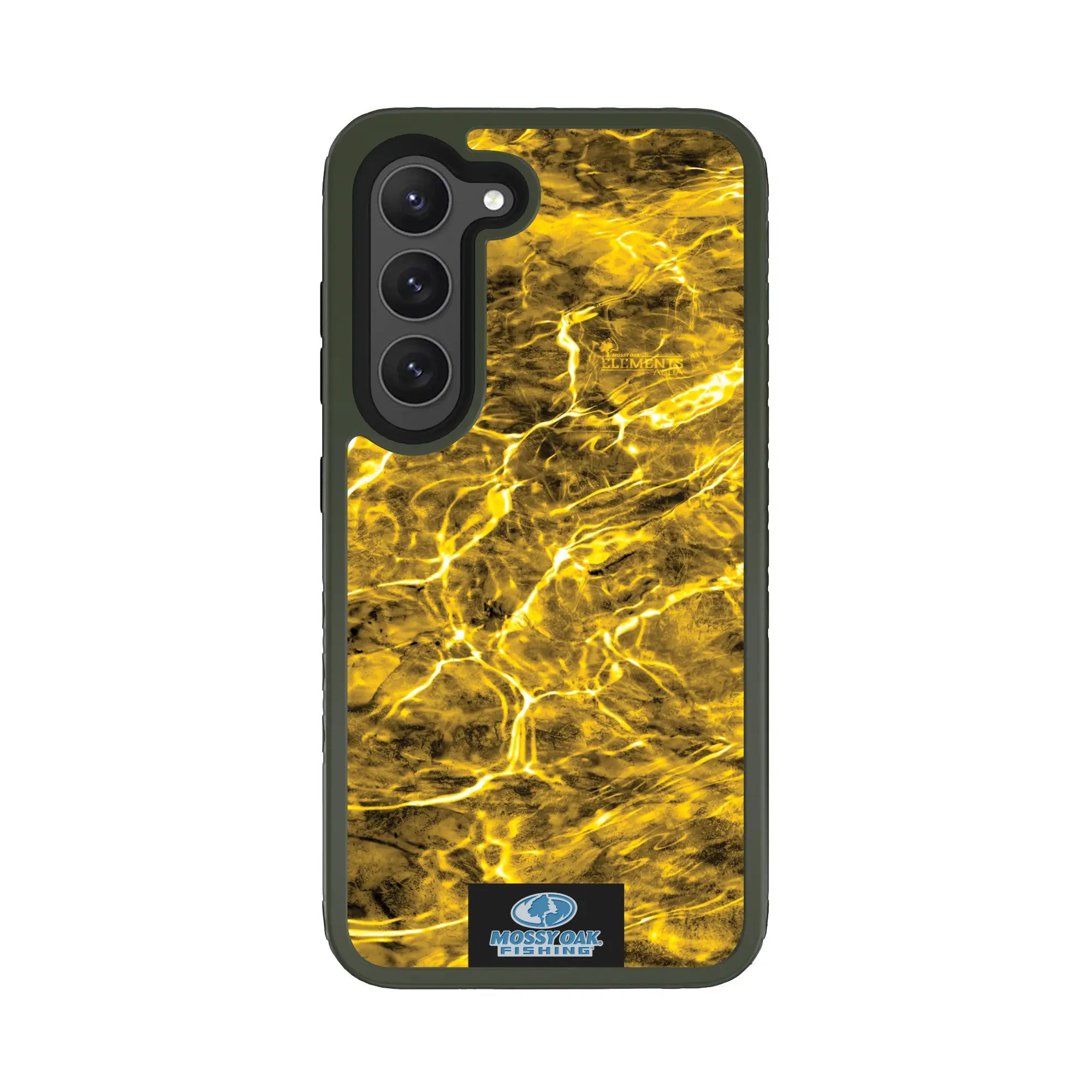 Mossy Oak Fortitude Series for Samsung Galaxy S23 - Agua Yellowfin - Custom Case - OliveDrabGreen - cellhelmet