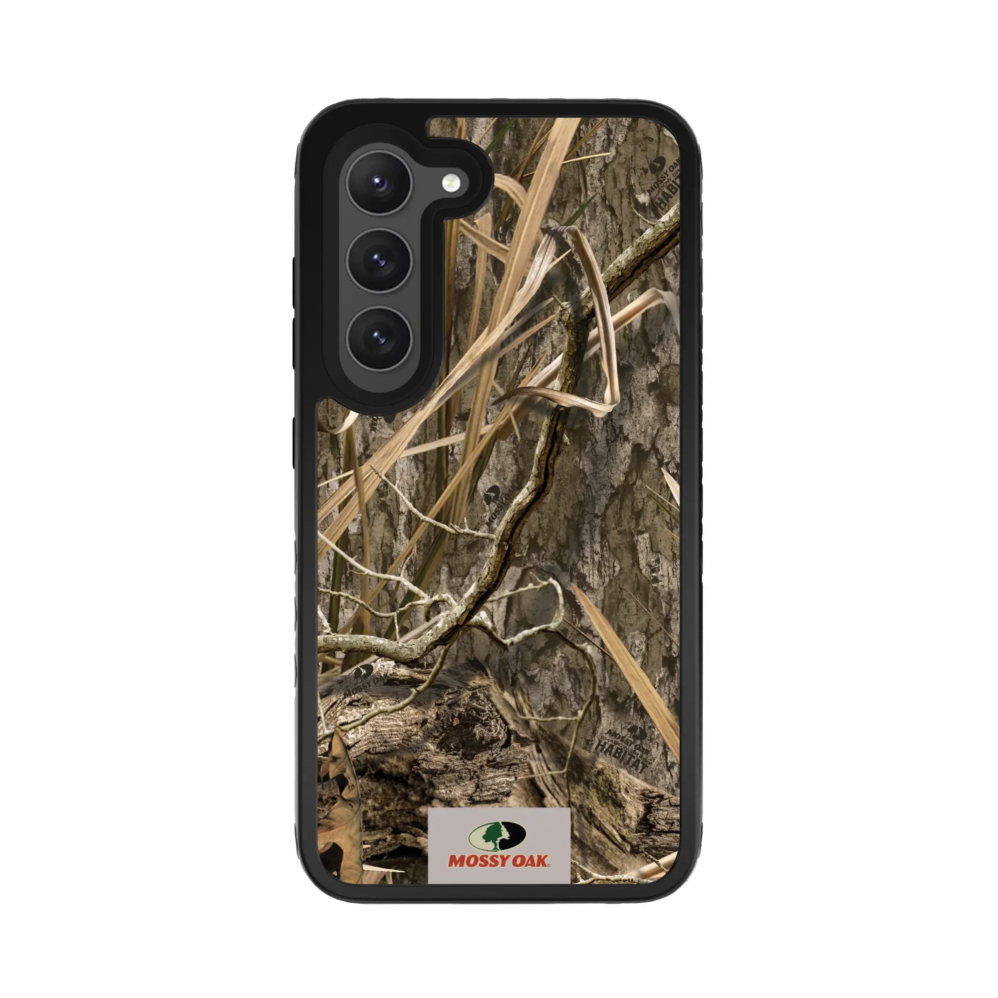Mossy Oak Fortitude Series for Samsung Galaxy S23 Plus - Shadow Grass - Custom Case - OnyxBlack - cellhelmet