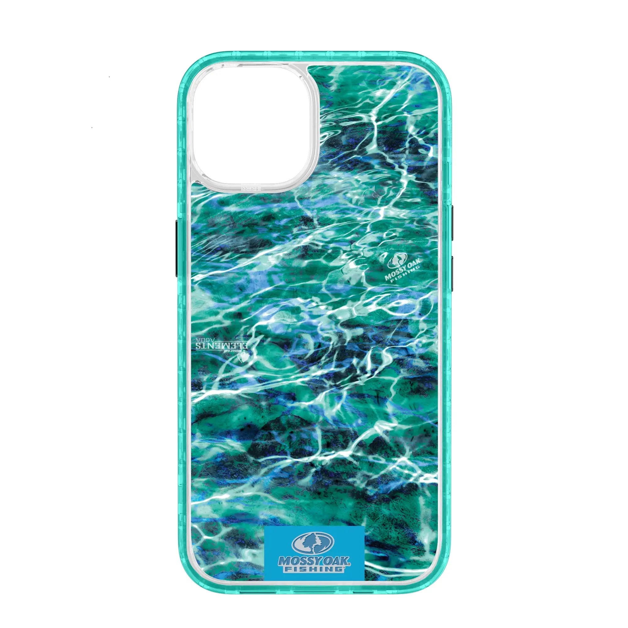 Mossy Oak Magnitude Series for Apple iPhone 14  - Agua Seafoam - Custom Case - SeafoamGreen - cellhelmet