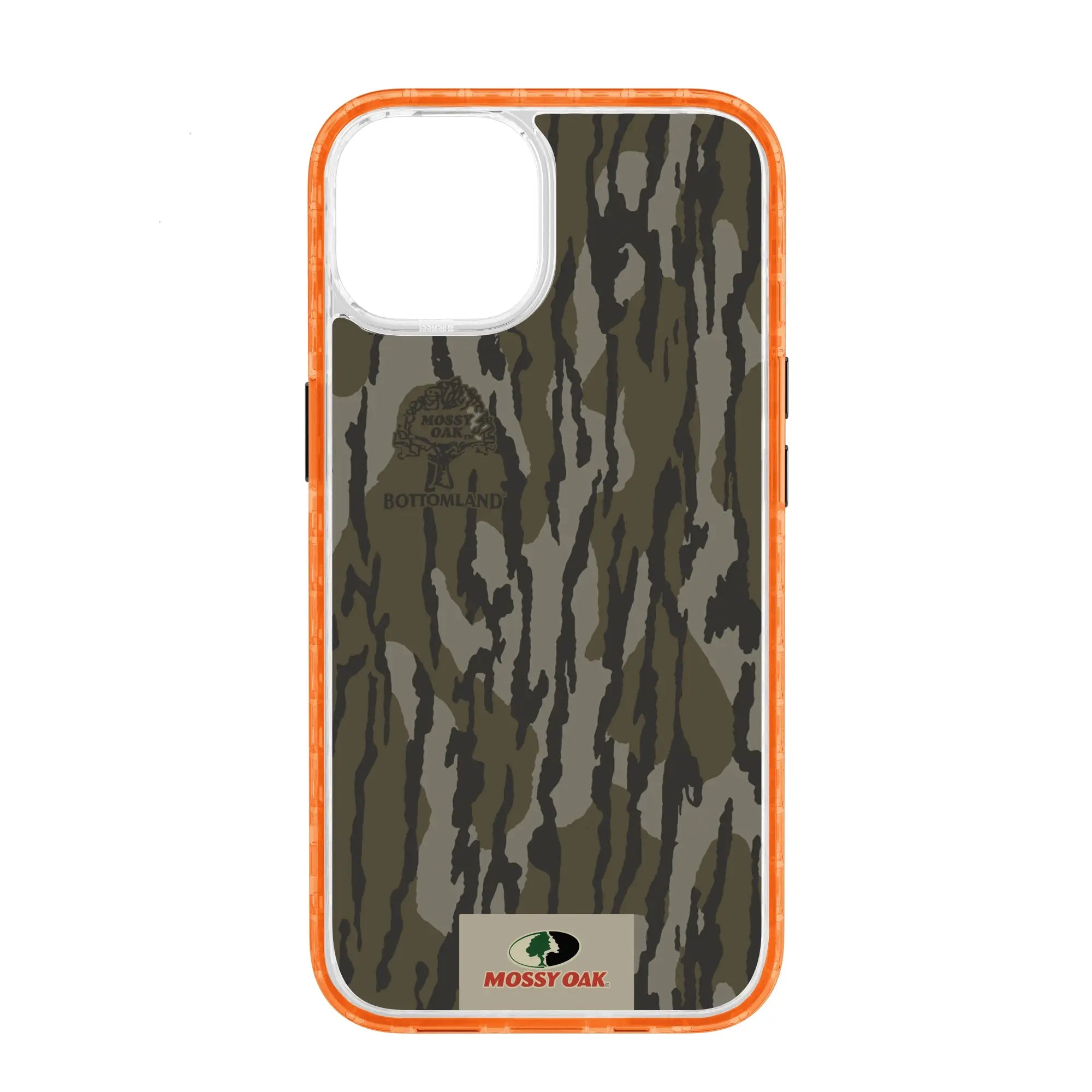 Mossy Oak Magnitude Series for Apple iPhone 14  - Bottomland Orig - Custom Case - BlazeOrange - cellhelmet