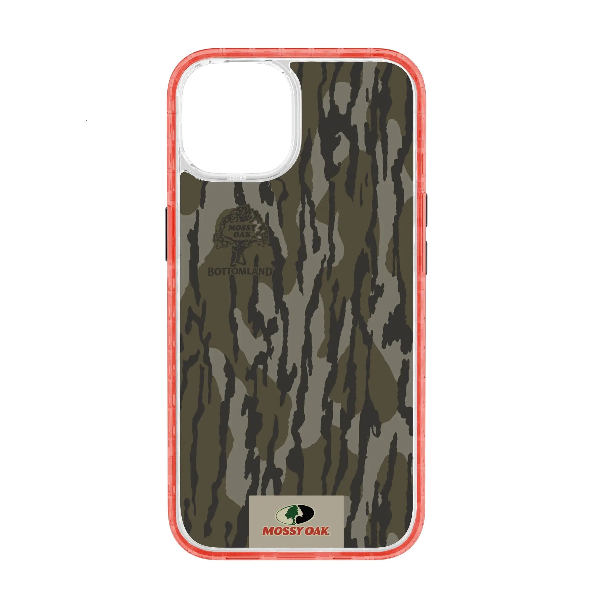 Mossy Oak Magnitude Series for Apple iPhone 14  - Bottomland Orig - Custom Case - TurboRed - cellhelmet