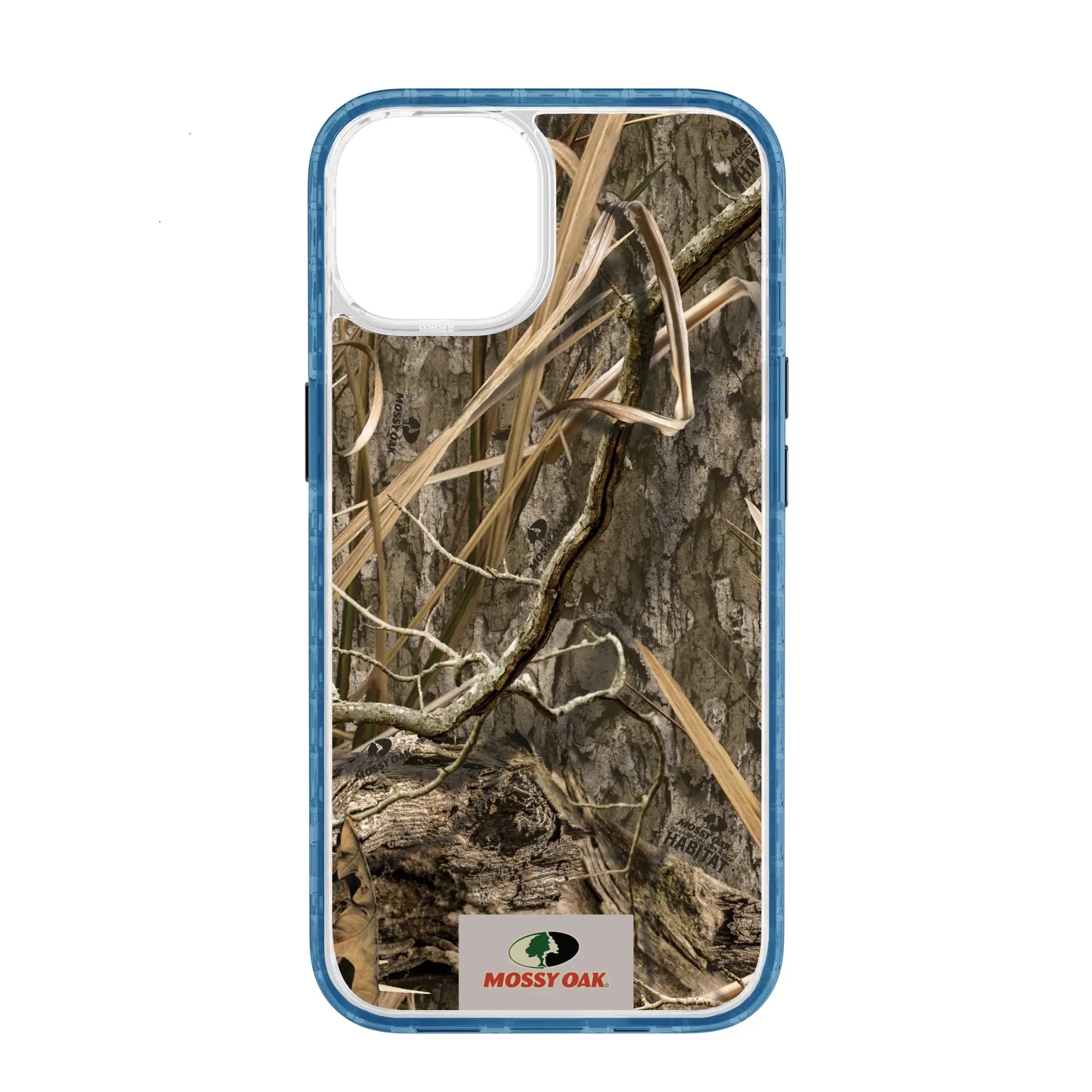 Mossy Oak Magnitude Series for Apple iPhone 14  - Shadow Grass - Custom Case - DeepSeaBlue - cellhelmet
