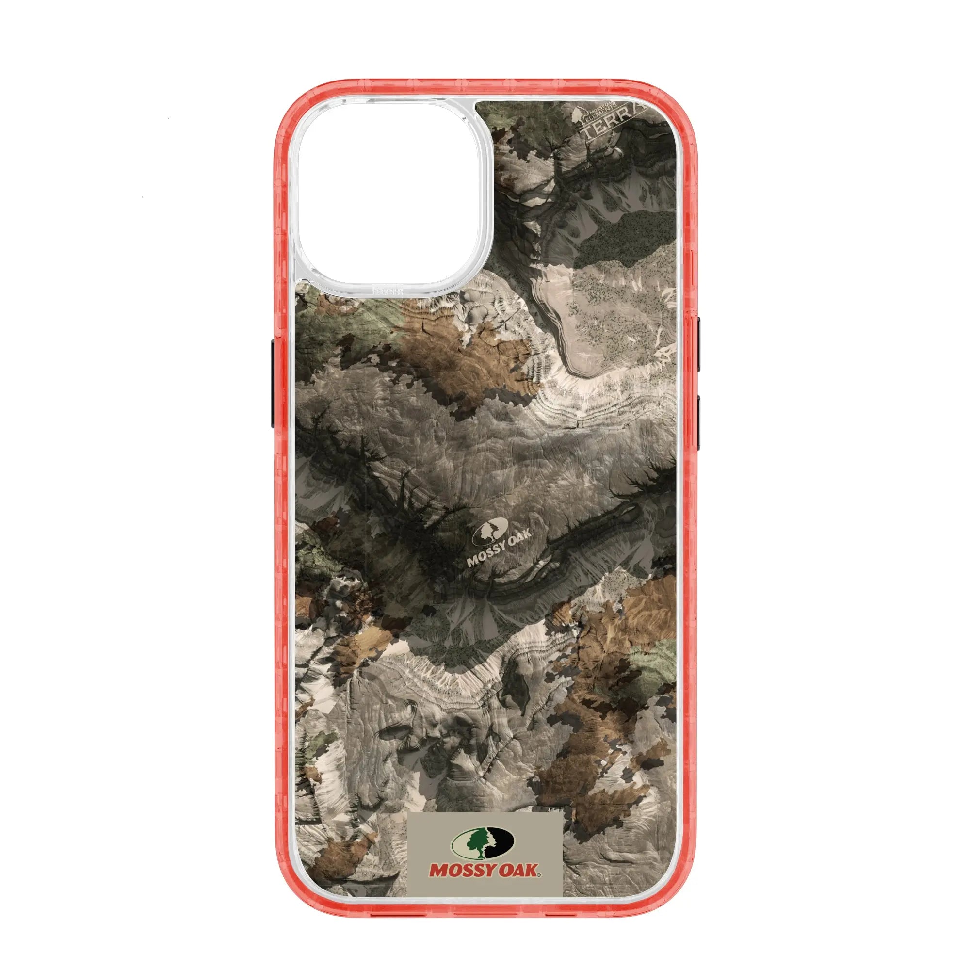Mossy Oak Magnitude Series for Apple iPhone 14  - Terra Gila - Custom Case - TurboRed - cellhelmet