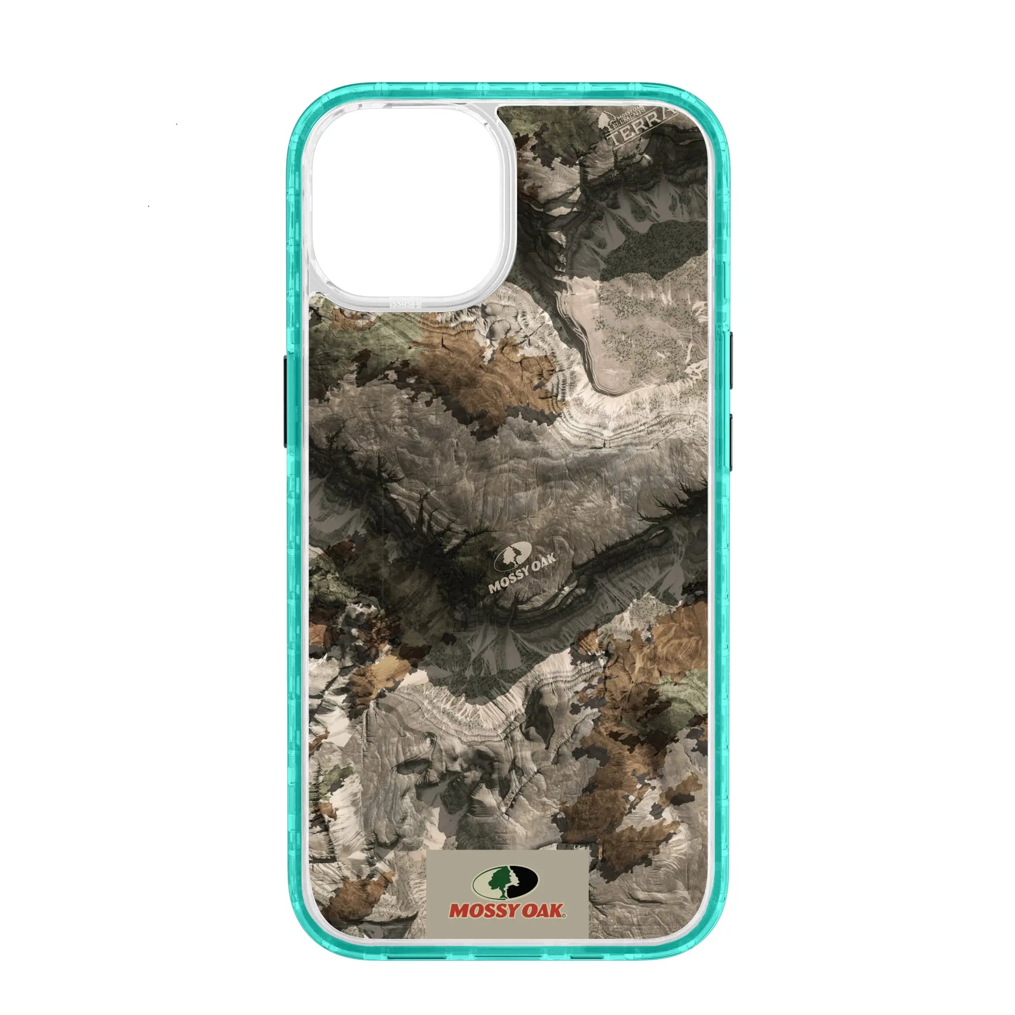 Mossy Oak Magnitude Series for Apple iPhone 14 - Terra Gila - Custom Case - SeafoamGreen - cellhelmet