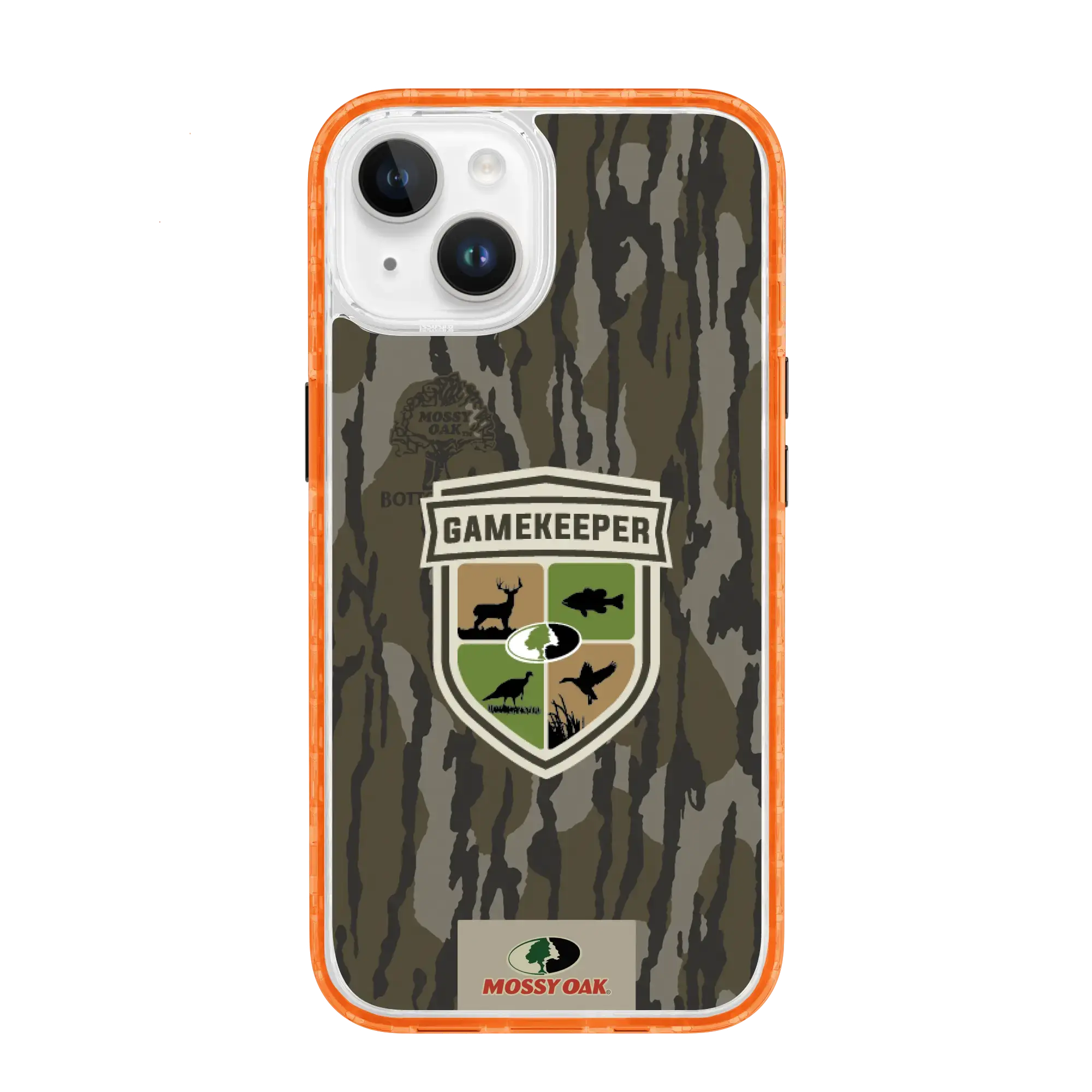 Slim MagSafe® Case for Apple iPhone 14 | Mossy Oak Gamekeeper Bottomland Camo