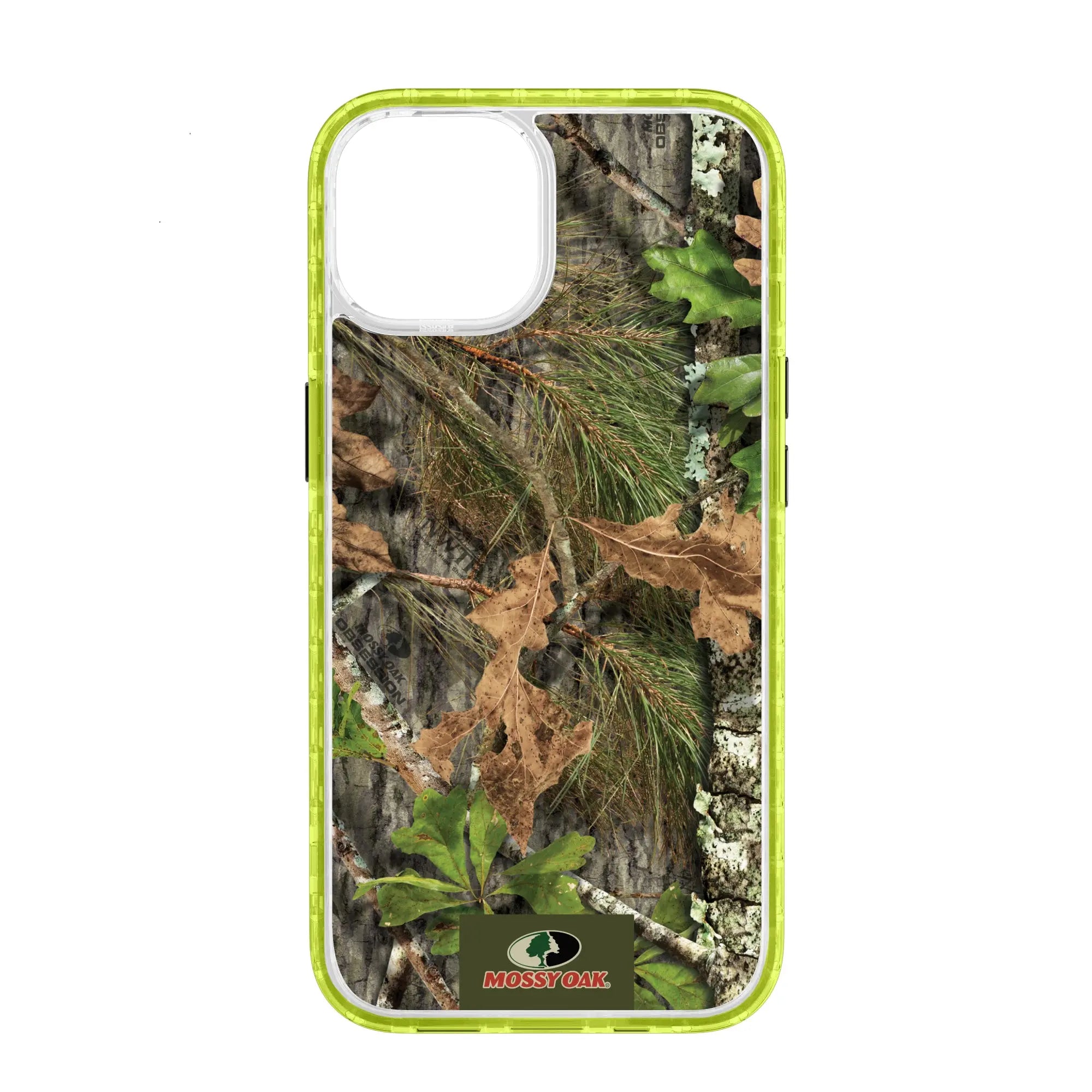 Mossy Oak Magnitude Series for Apple iPhone 14 Plus  - Obsession - Custom Case - ElectricLime - cellhelmet
