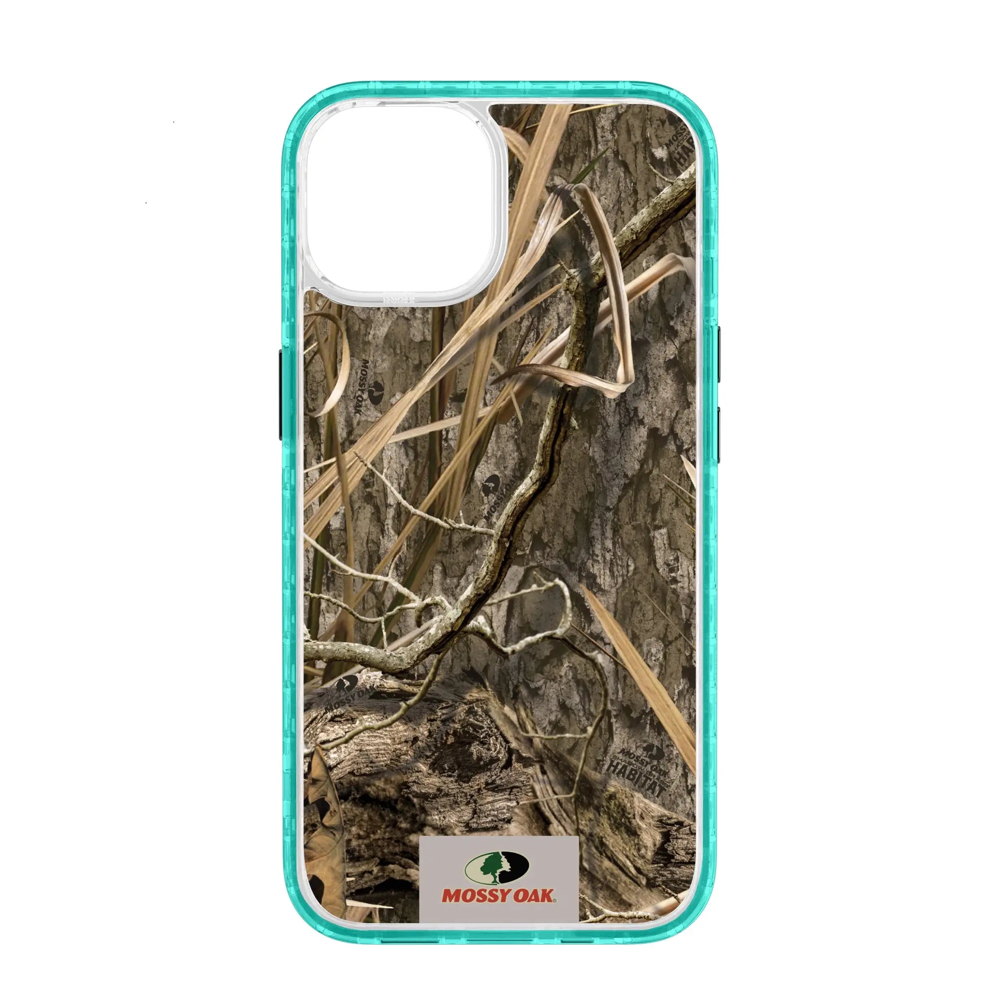 Mossy Oak Magnitude Series for Apple iPhone 14 Plus - Shadow Grass - Custom Case - SeafoamGreen - cellhelmet