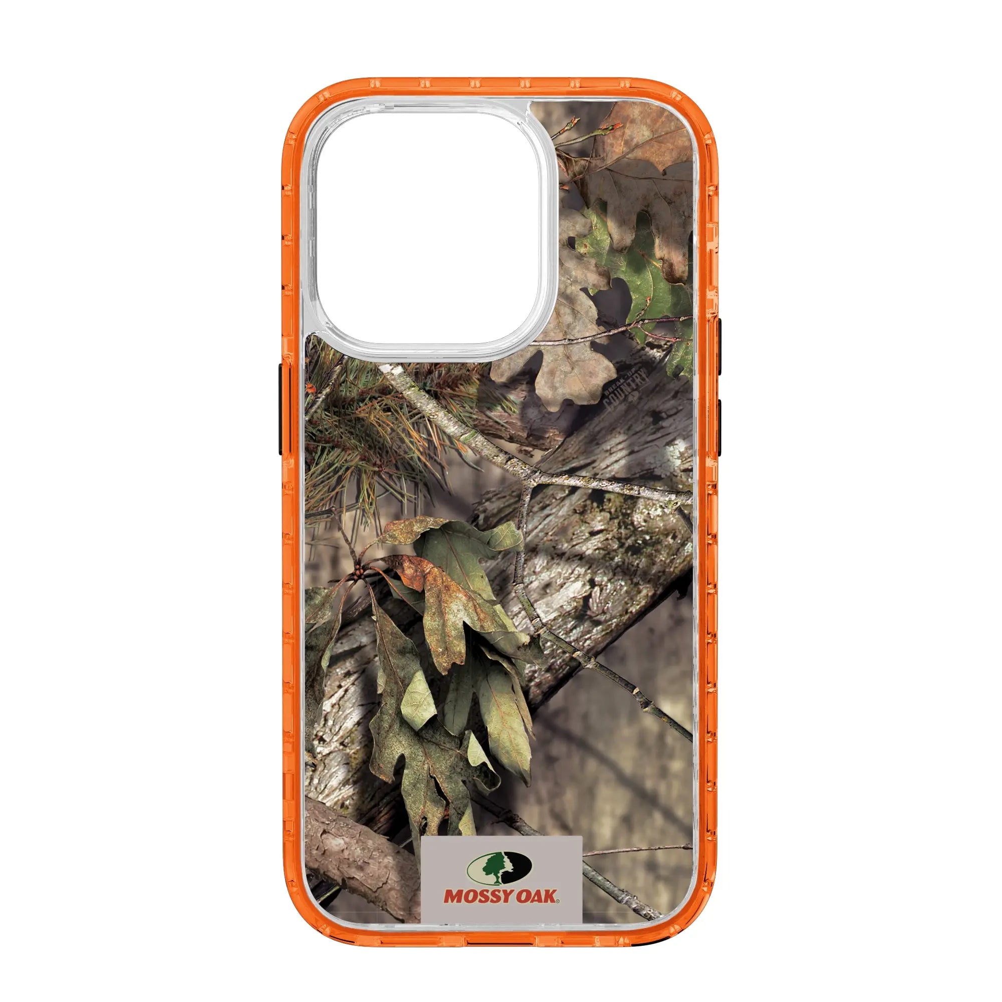 Mossy Oak Magnitude Series for Apple iPhone 14 Pro  - Breakup Country - Custom Case - BlazeOrange - cellhelmet