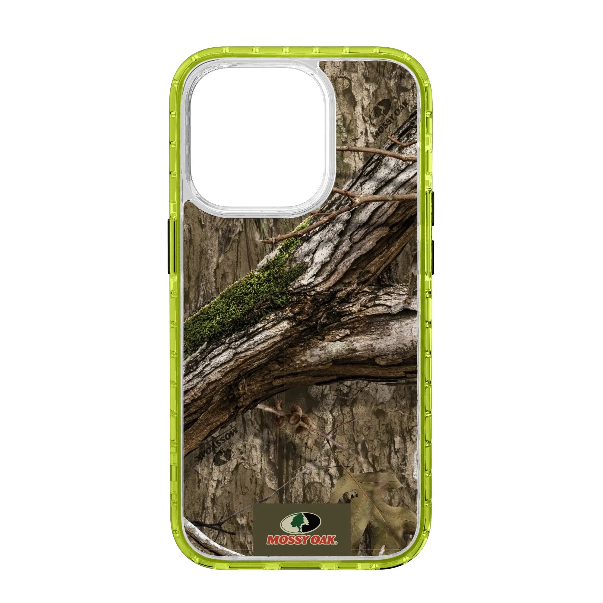 Mossy Oak Magnitude Series for Apple iPhone 14 Pro  - Country DNA - Custom Case - ElectricLime - cellhelmet