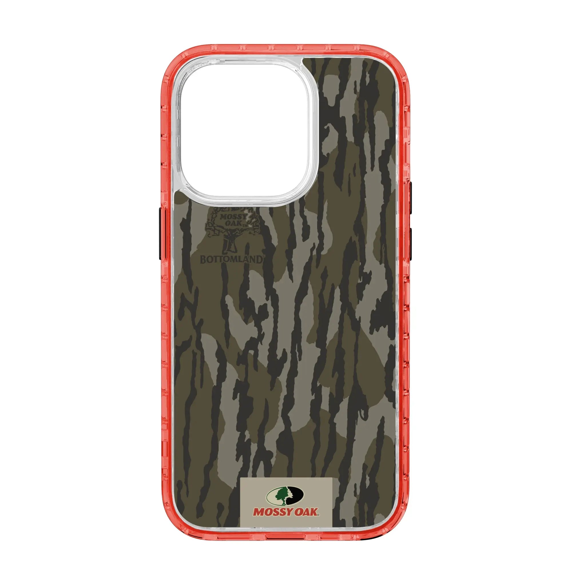 Mossy Oak Magnitude Series for Apple iPhone 14 Pro Max  - Bottomland Orig - Custom Case - TurboRed - cellhelmet