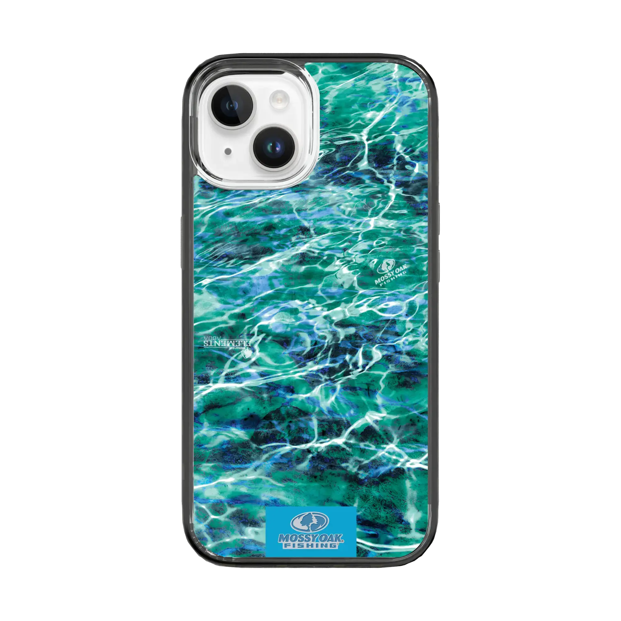 Mossy Oak Magnitude Series for Apple iPhone 15 - Agua Seafoam