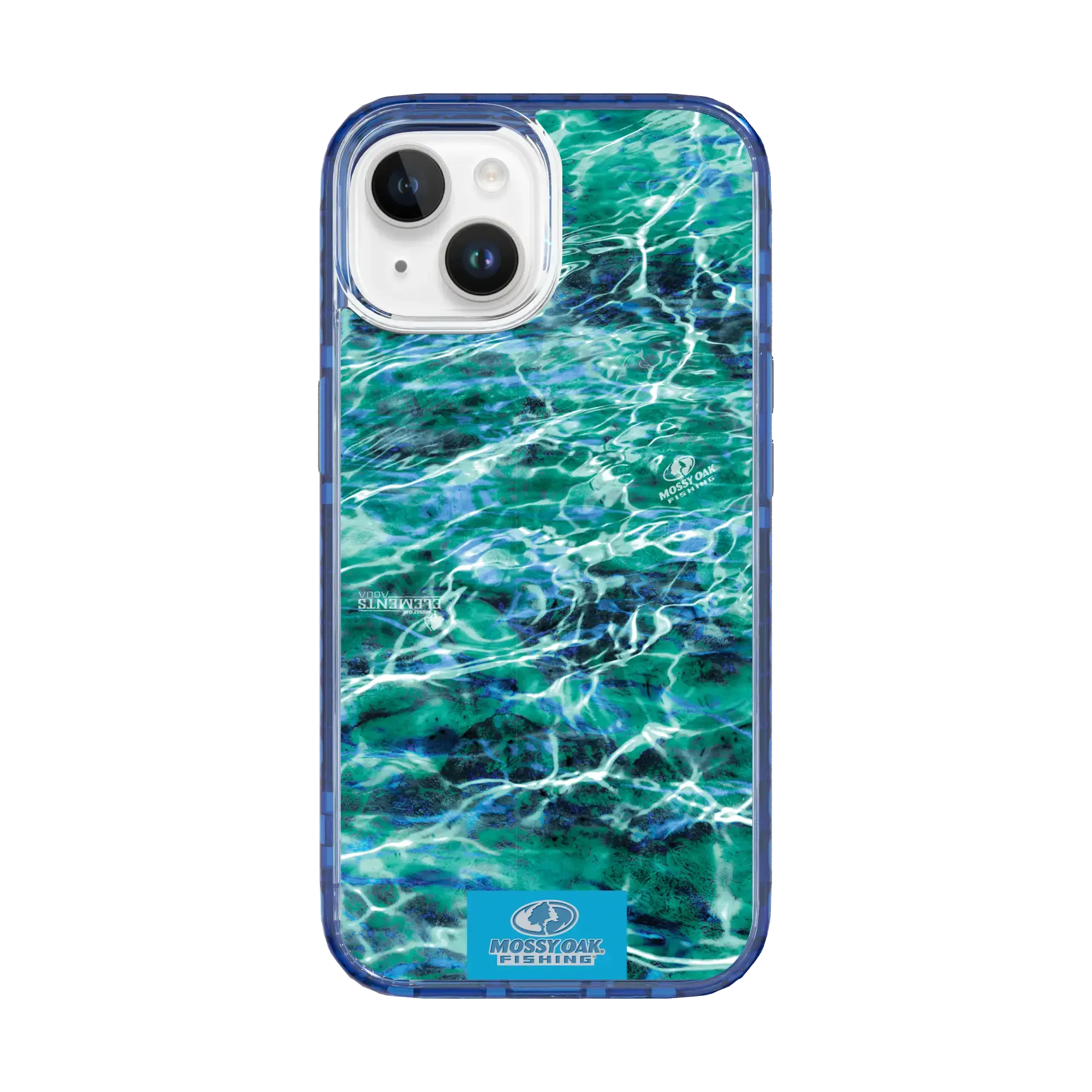 Mossy Oak Magnitude Series for Apple iPhone 15 - Agua Seafoam