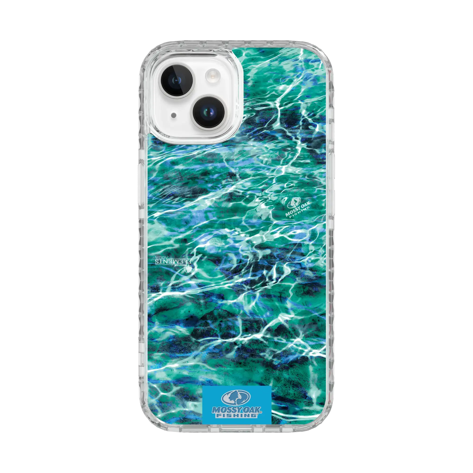 Mossy Oak Magnitude Series for Apple iPhone 15 Plus - Agua Seafoam