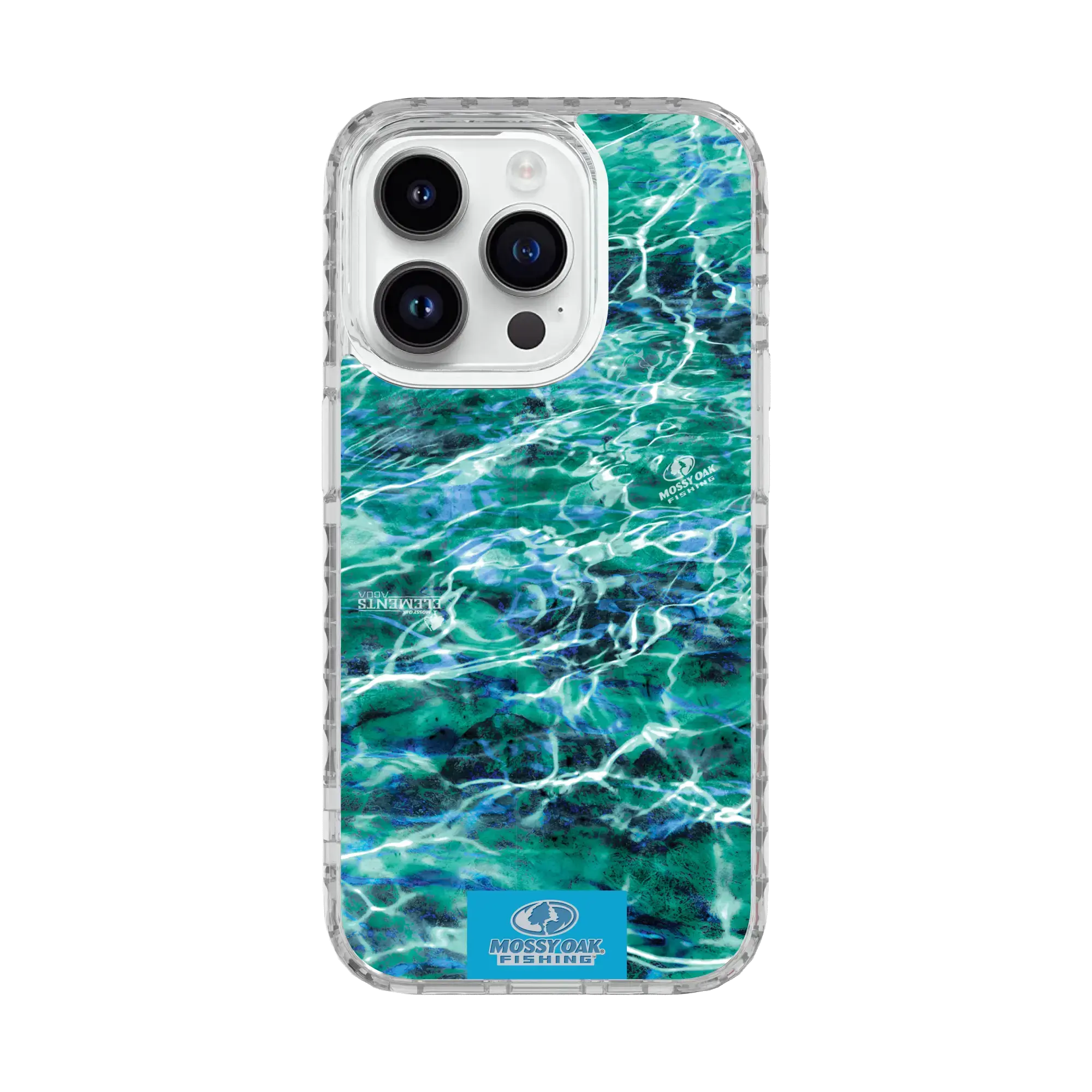 Mossy Oak Magnitude Series for Apple iPhone 15 Pro - Agua Seafoam