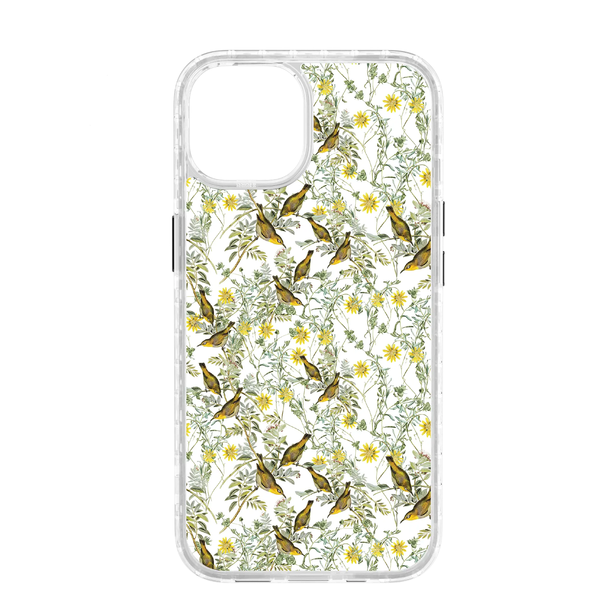 Apple-iPhone-14-Crystal-Clear Nashvile Warbler | Protective MagSafe Case | Birds and Bees Series for Apple iPhone 14 Series cellhelmet cellhelmet