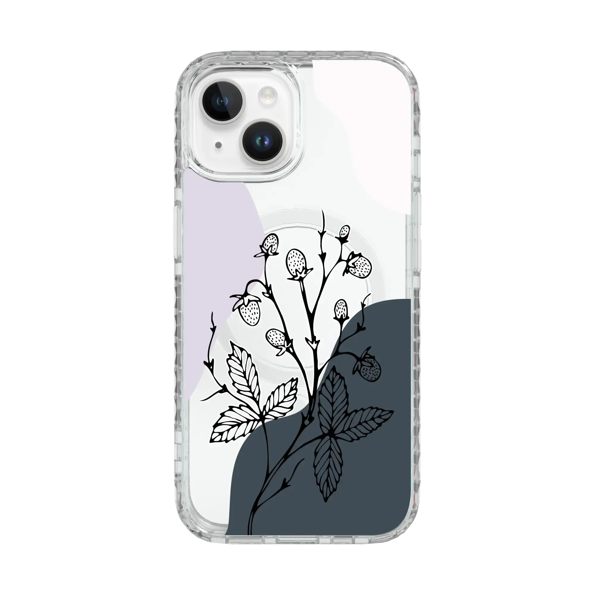 Night | Botanical Fusion | Custom MagSafe Case Design for Apple iPhone 15 Series
