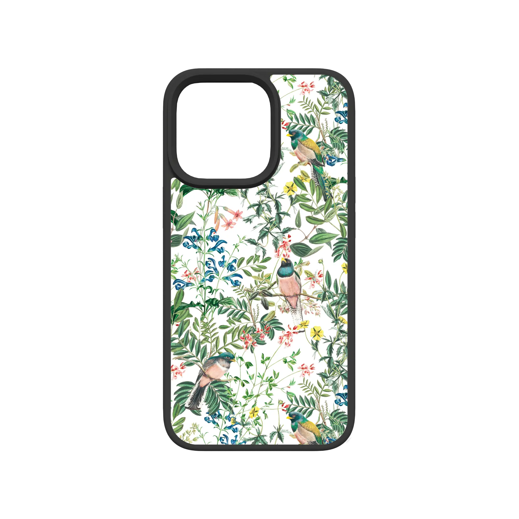 Apple-iPhone-13-Pro-Crystal-Clear Oasis Blossom | Protective MagSafe Floral Bird Case | Birds and Bees Series for Apple iPhone 13 Series cellhelmet cellhelmet