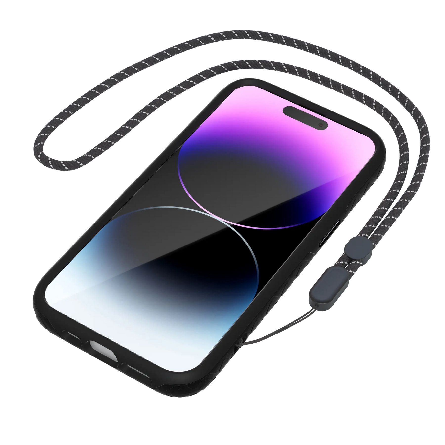 Phone Tether Strap - Onyx Black - Accessories - - cellhelmet