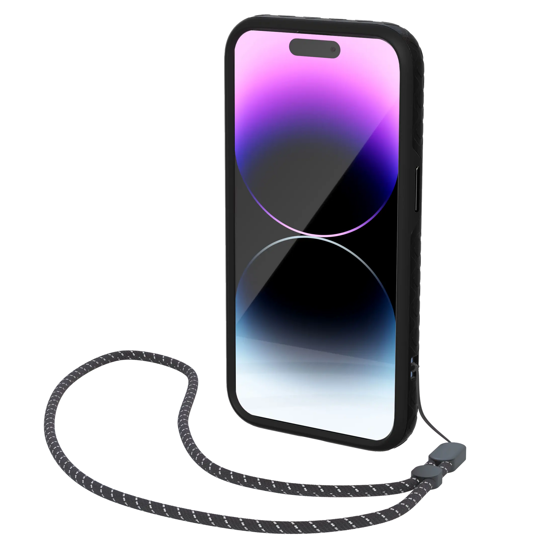 Phone Tether Strap - Onyx Black - Accessories - - cellhelmet