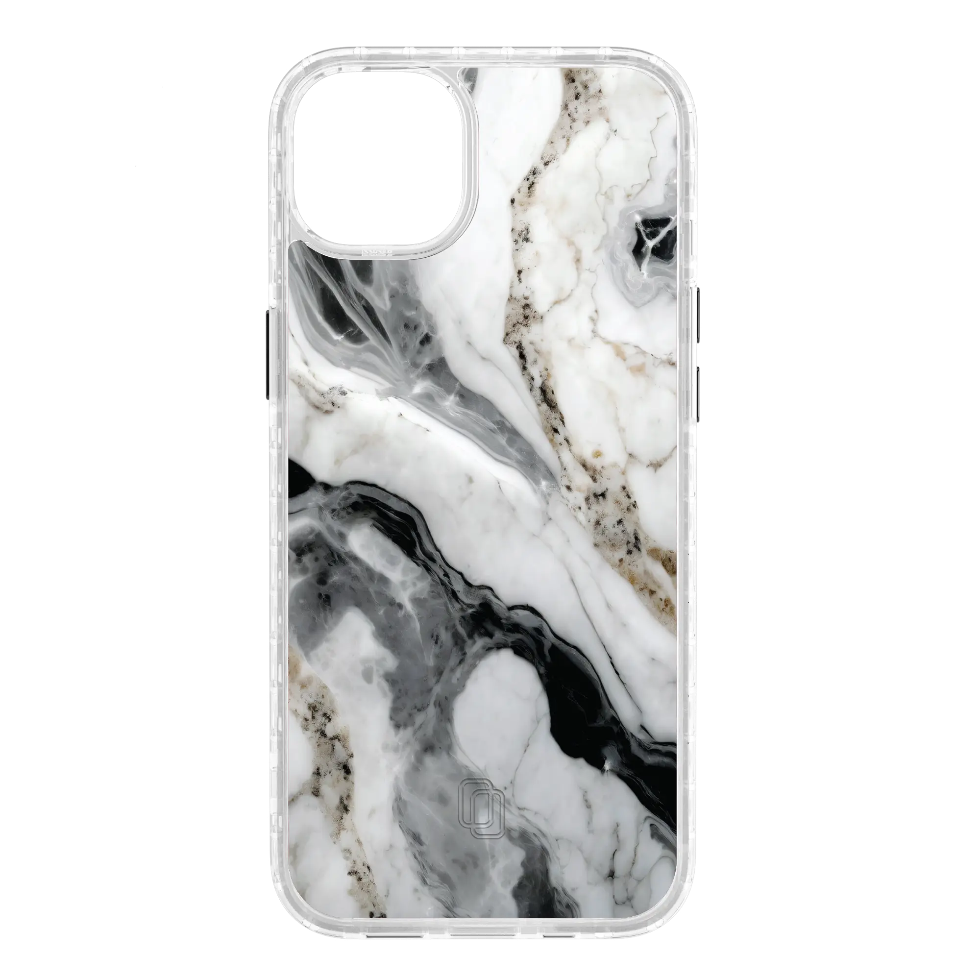 Apple-iPhone-14-Plus-Crystal-Clear Pure Snow | Protective MagSafe White Marble Case | Marble Stone Collection for Apple iPhone 14 Series cellhelmet cellhelmet