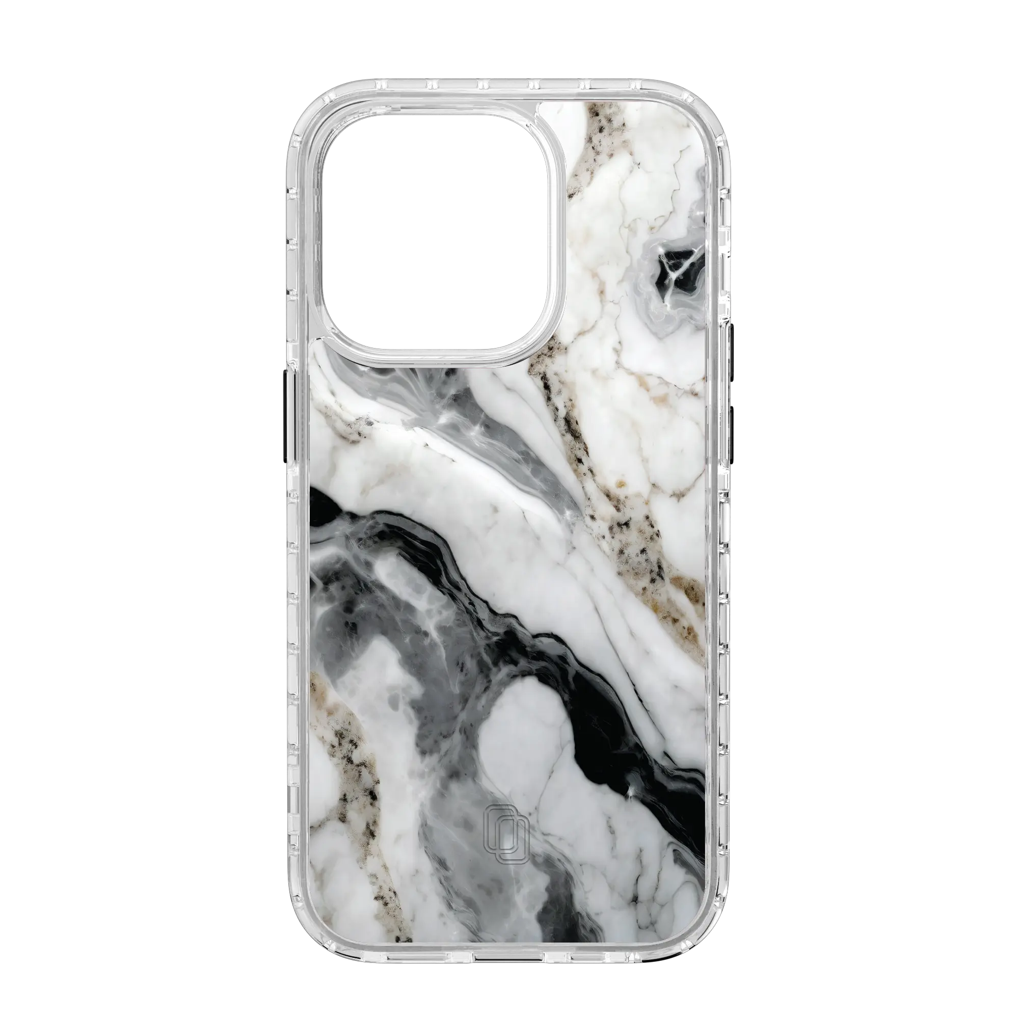 Apple-iPhone-14-Pro-Crystal-Clear Pure Snow | Protective MagSafe White Marble Case | Marble Stone Collection for Apple iPhone 14 Series cellhelmet cellhelmet