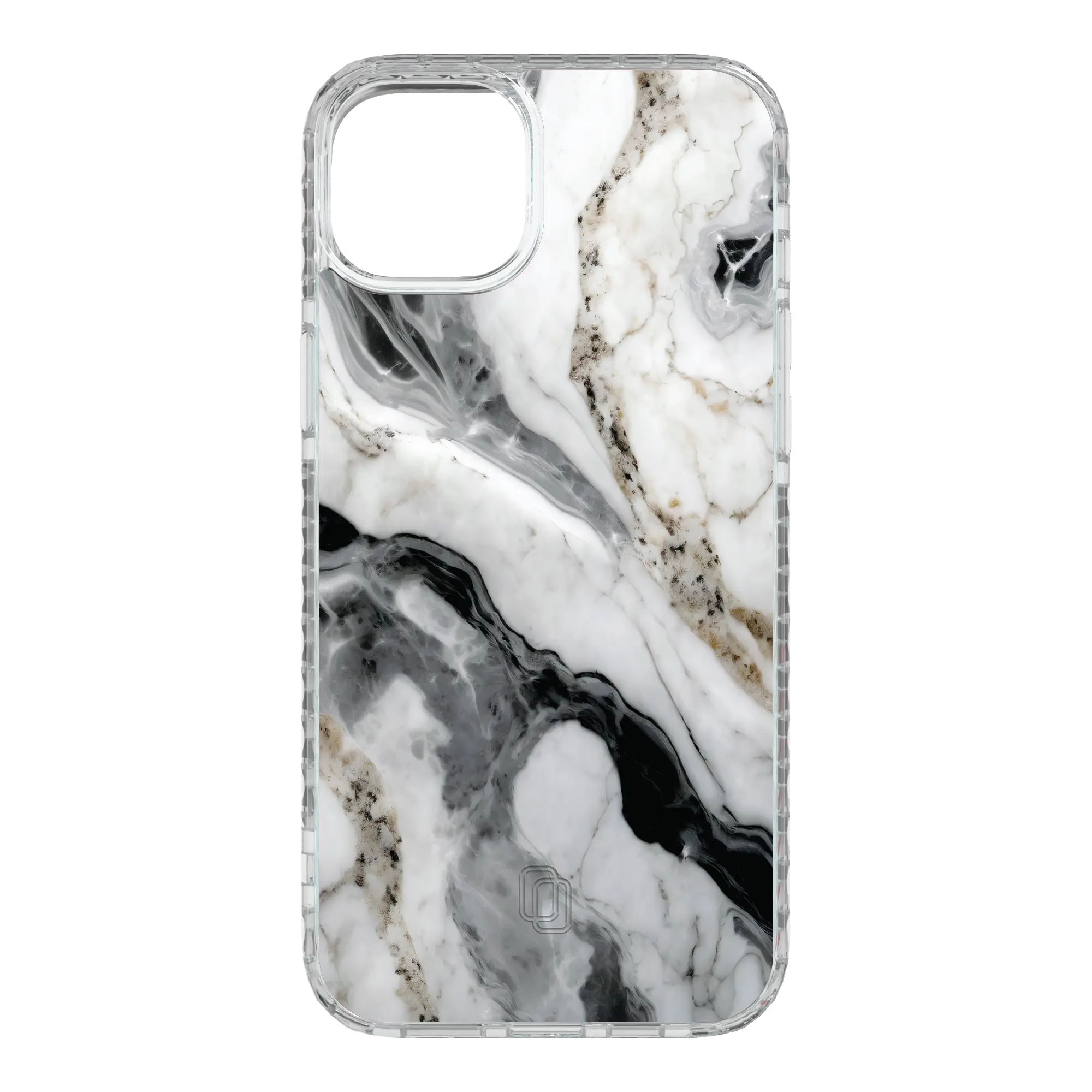 Apple-iPhone-15-Plus-Crystal-Clear Pure Snow | Protective MagSafe White Marble Case | Marble Stone Collection for Apple iPhone 15 Series cellhelmet cellhelmet