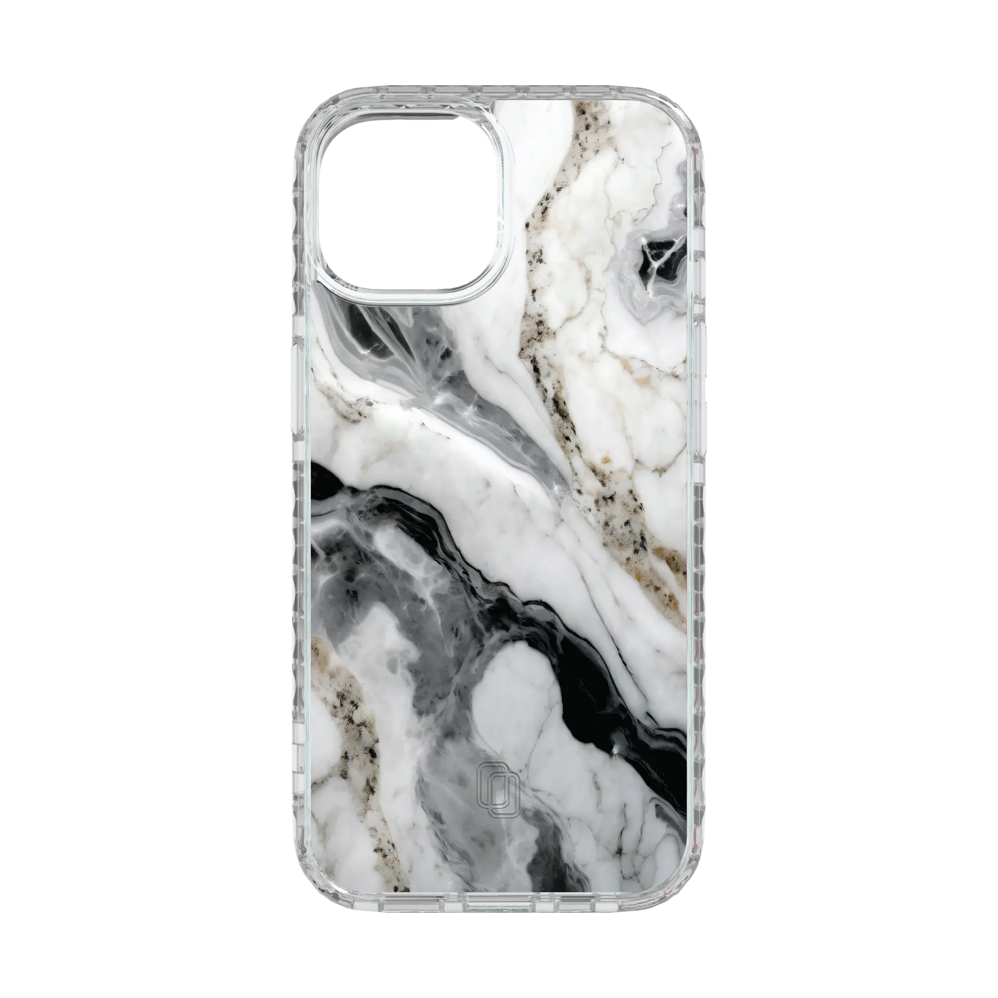 Apple-iPhone-15-Crystal-Clear Pure Snow | Protective MagSafe White Marble Case | Marble Stone Collection for Apple iPhone 15 Series cellhelmet cellhelmet