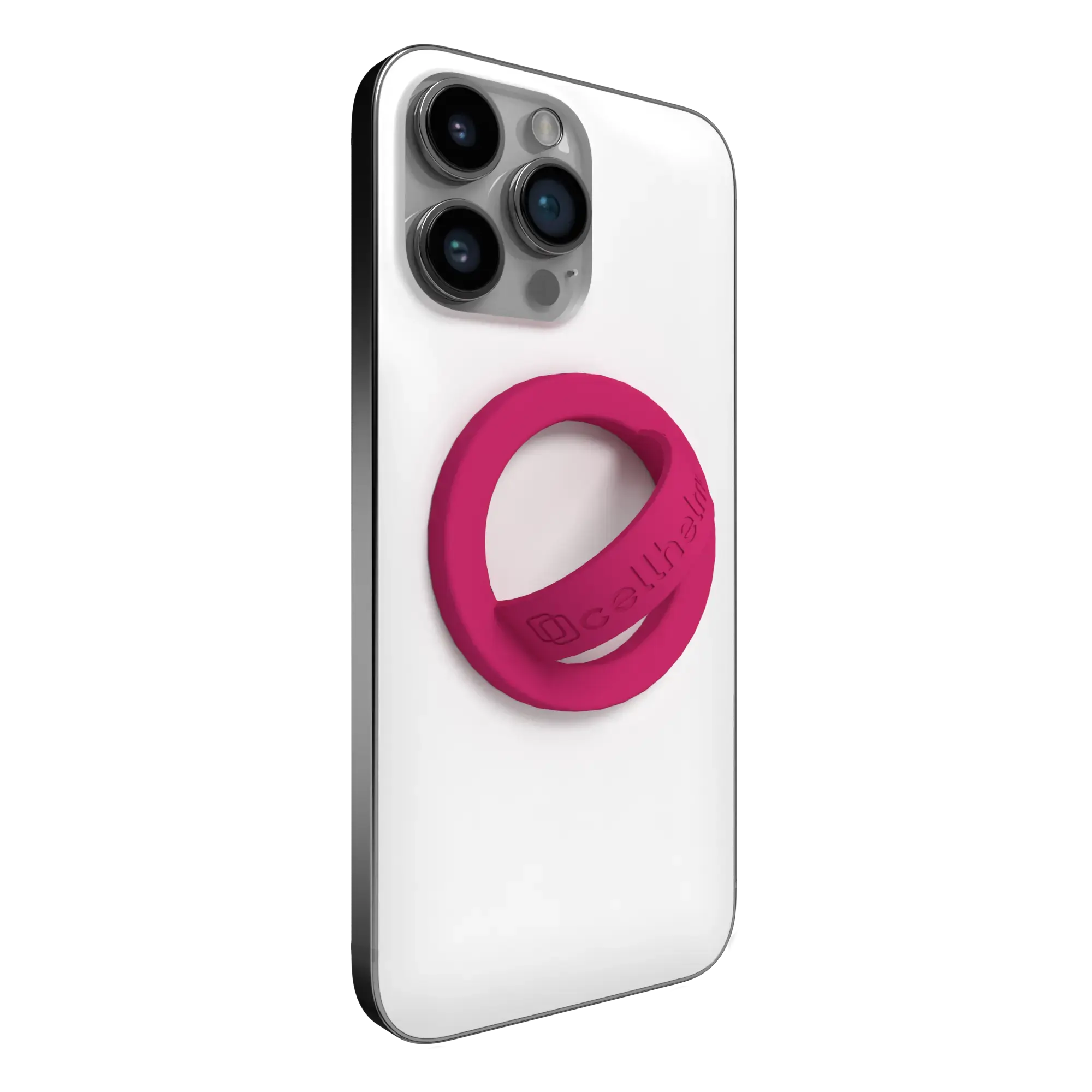 Vivid-Magenta Ring Thing - MagSafe Compatible Silicone Ring Phone Grip cellhelmet cellhelmet