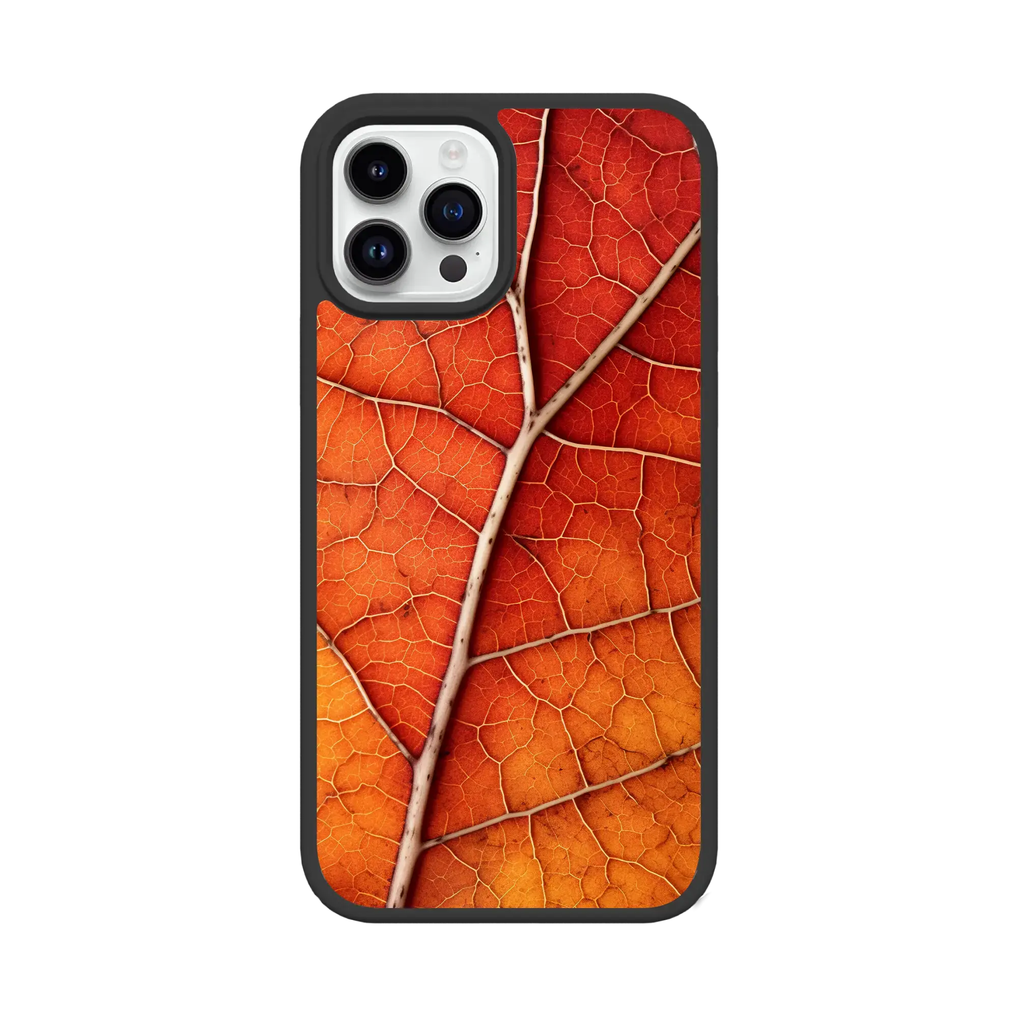 Rustic Oak | Autumn Leaves | Custom MagSafe Case Design for Apple iPhone 12 Series